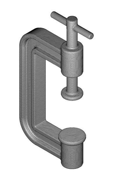 Kids Engineering C Clamp 3D print model_4