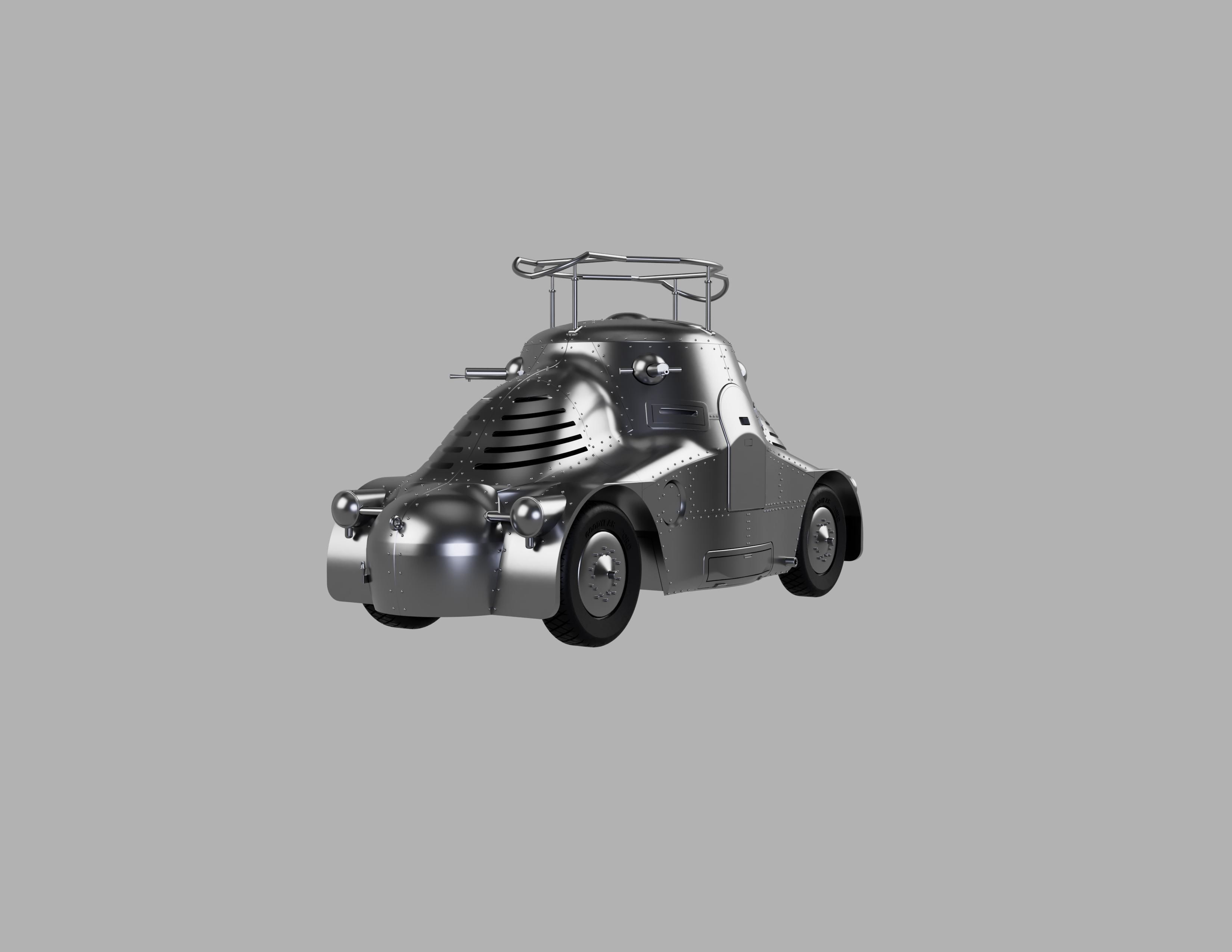 Skoda Zelva II  3D print model_1