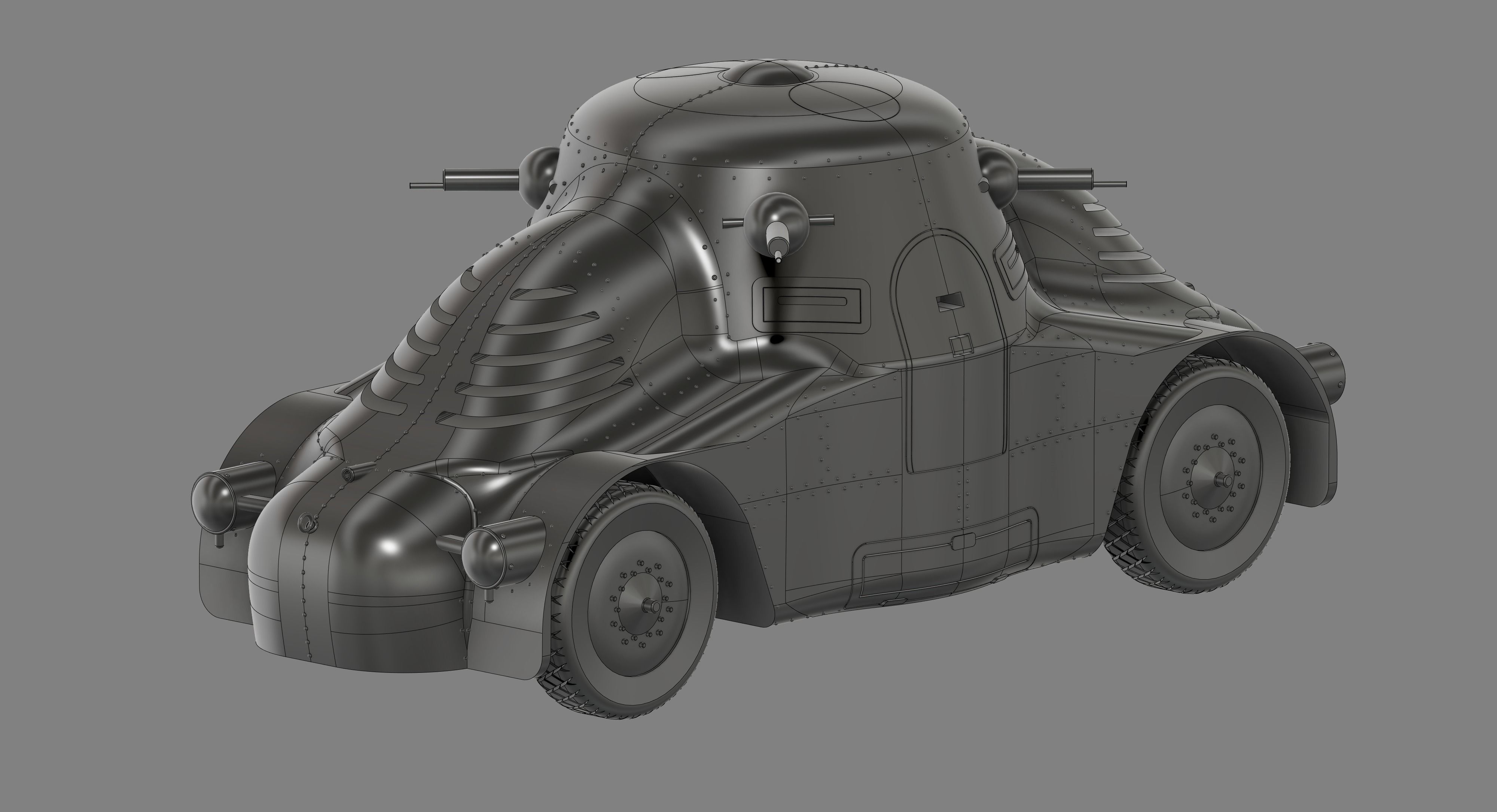 Skoda Zelva II  3D print model_4