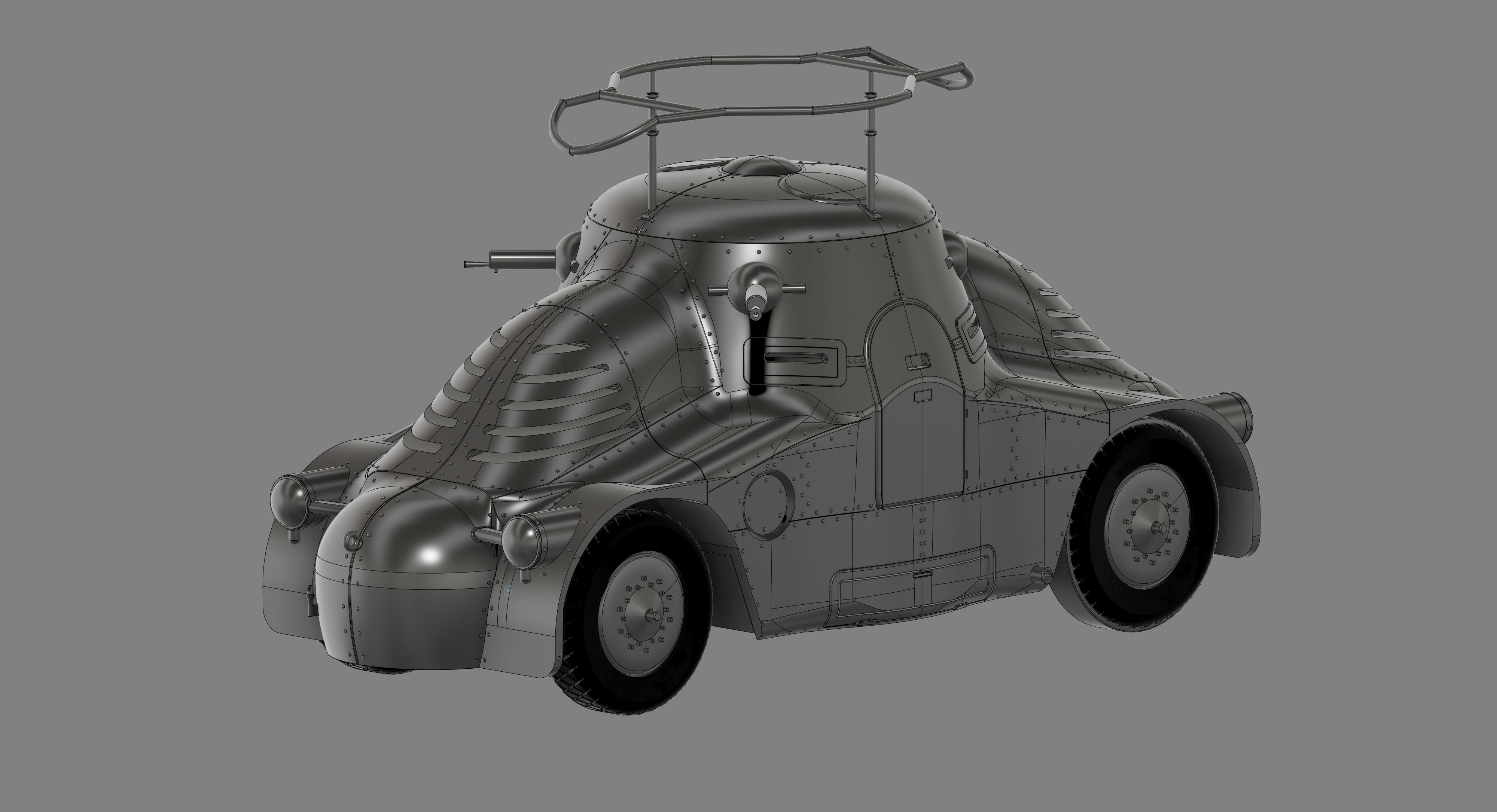 Skoda Zelva II  3D print model_0