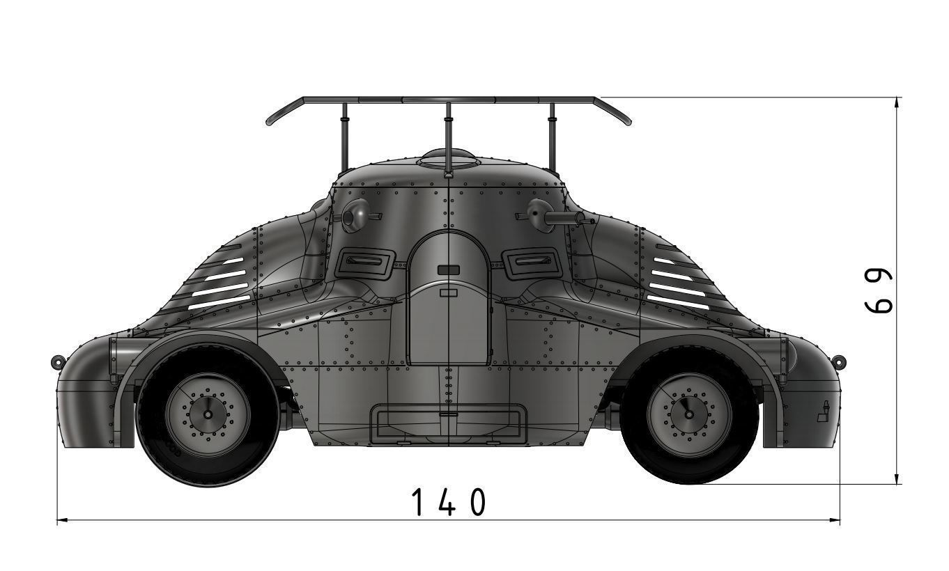 Skoda Zelva II  3D print model_14