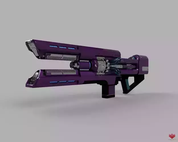 Coldheart Exotic Trace Rifle Destiny 3D print model