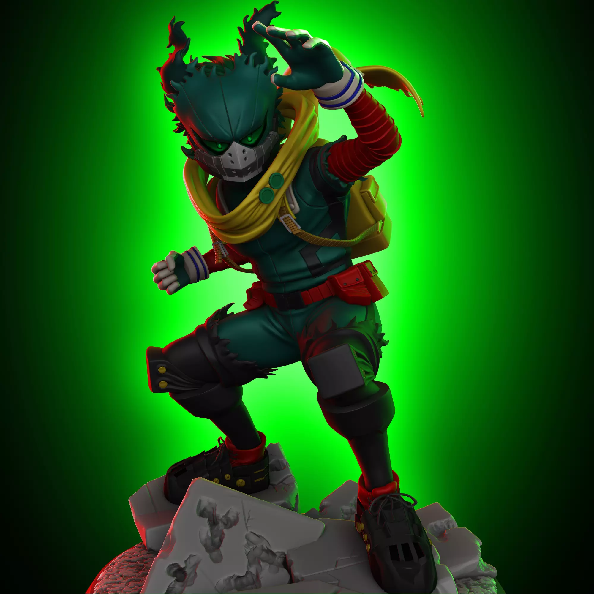 Midoriya - My Hero Academia 3D print model