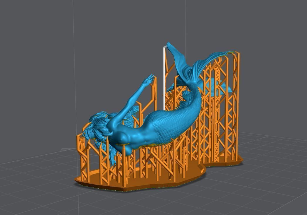 Mermaid 3D print model_15
