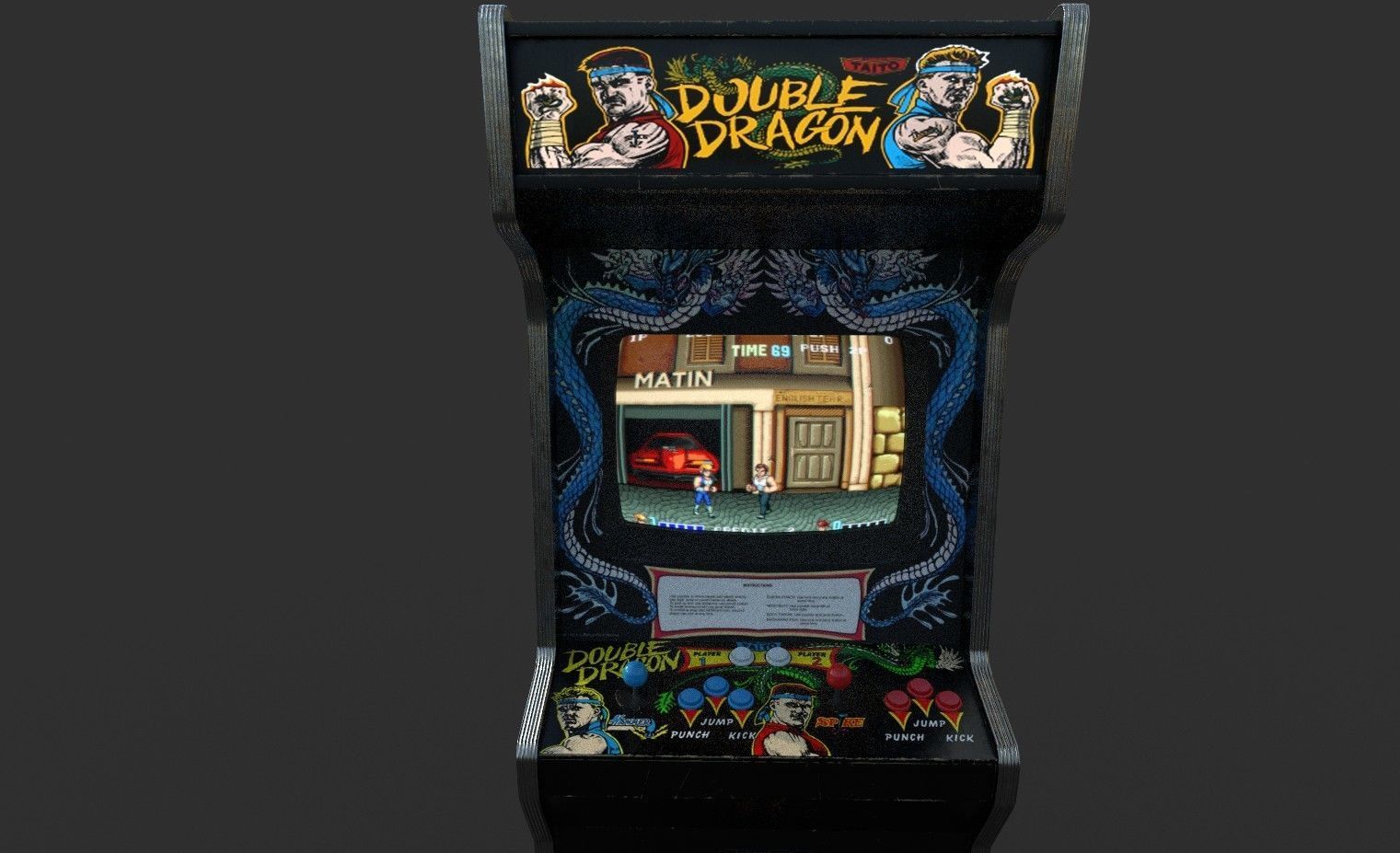 Attract-Mode Arcade Pack volume 01 Low-poly 3D model_4