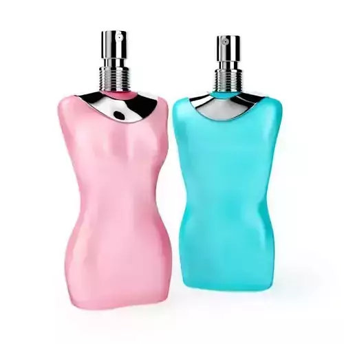 Male And Female Perfume Bottles