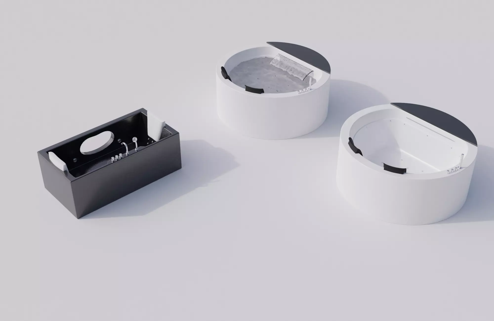 2 models of jacuzzi 3D model