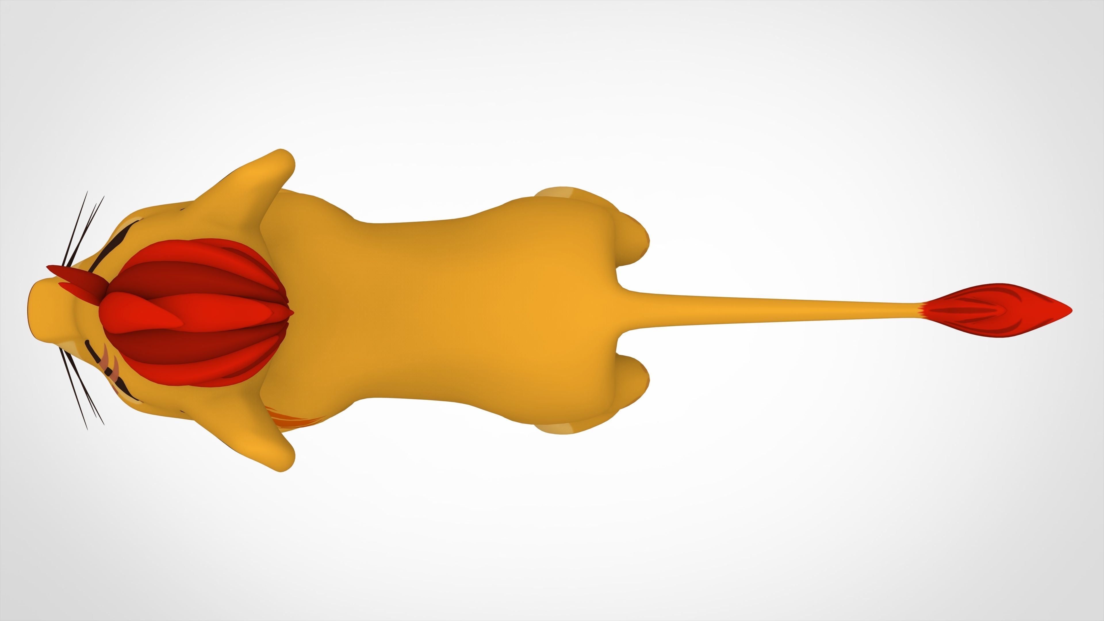 Kion Cub Low-poly 3D model_4