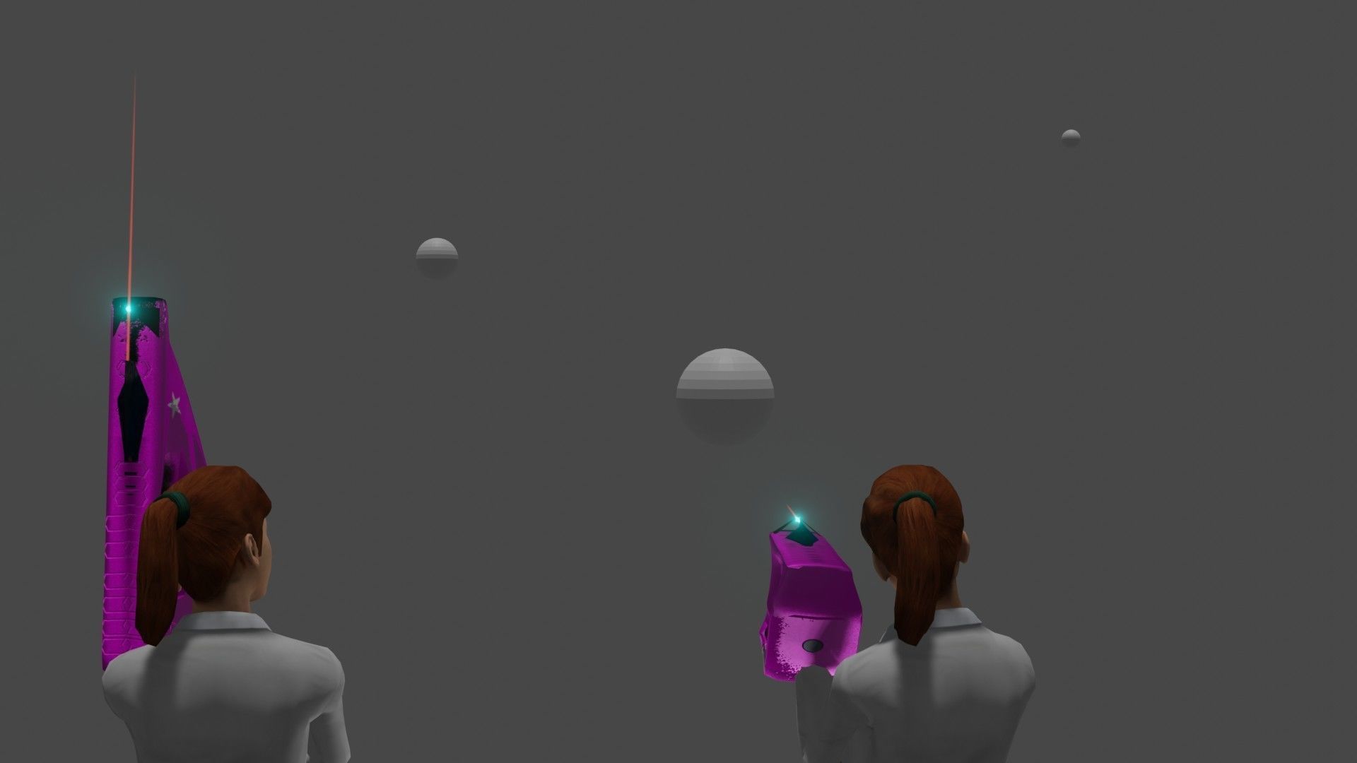 Laser-guided lightning cannon Low-poly 3D model_3