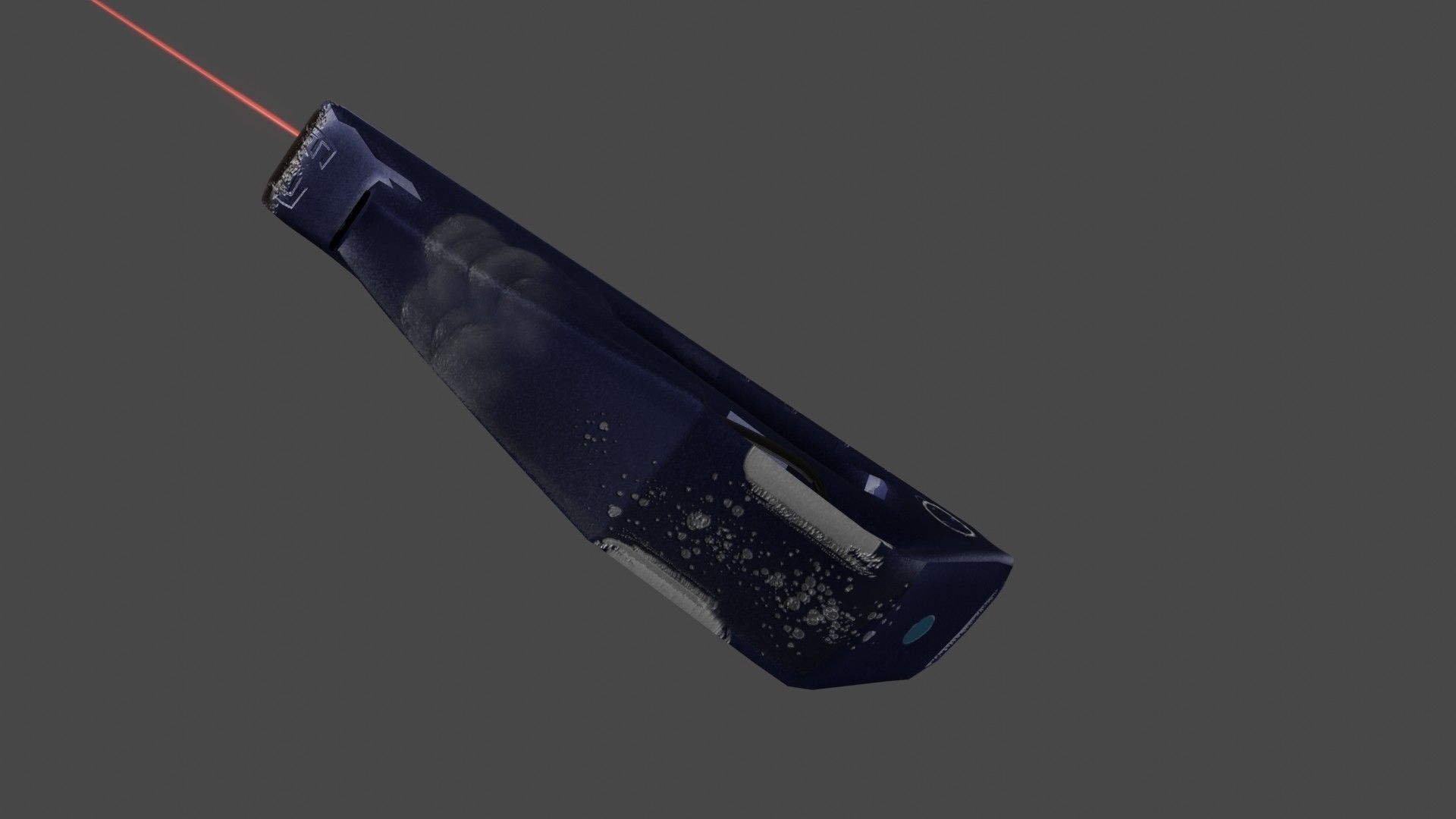 Laser-guided lightning cannon Low-poly 3D model_10