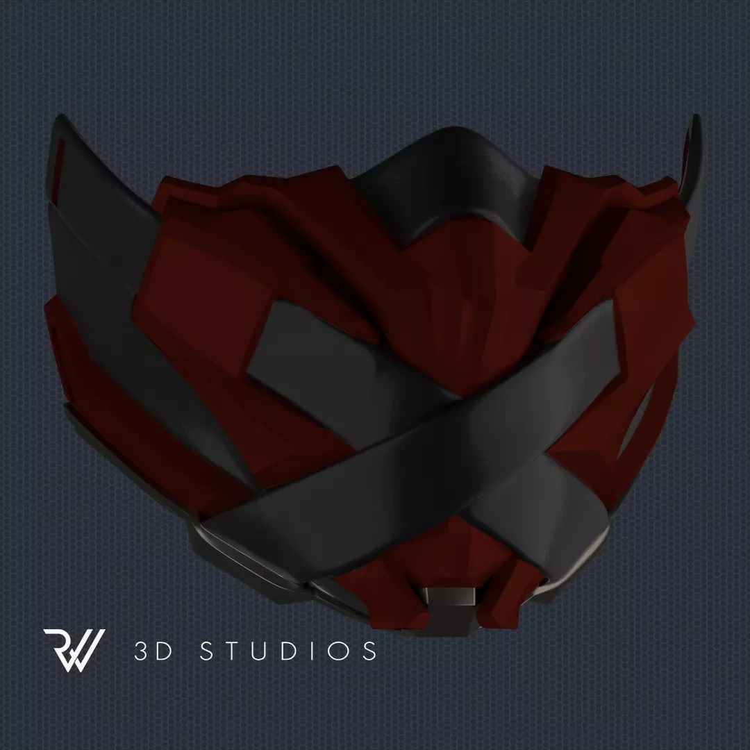 MK11 Ermac Mask - STL File 3D print model