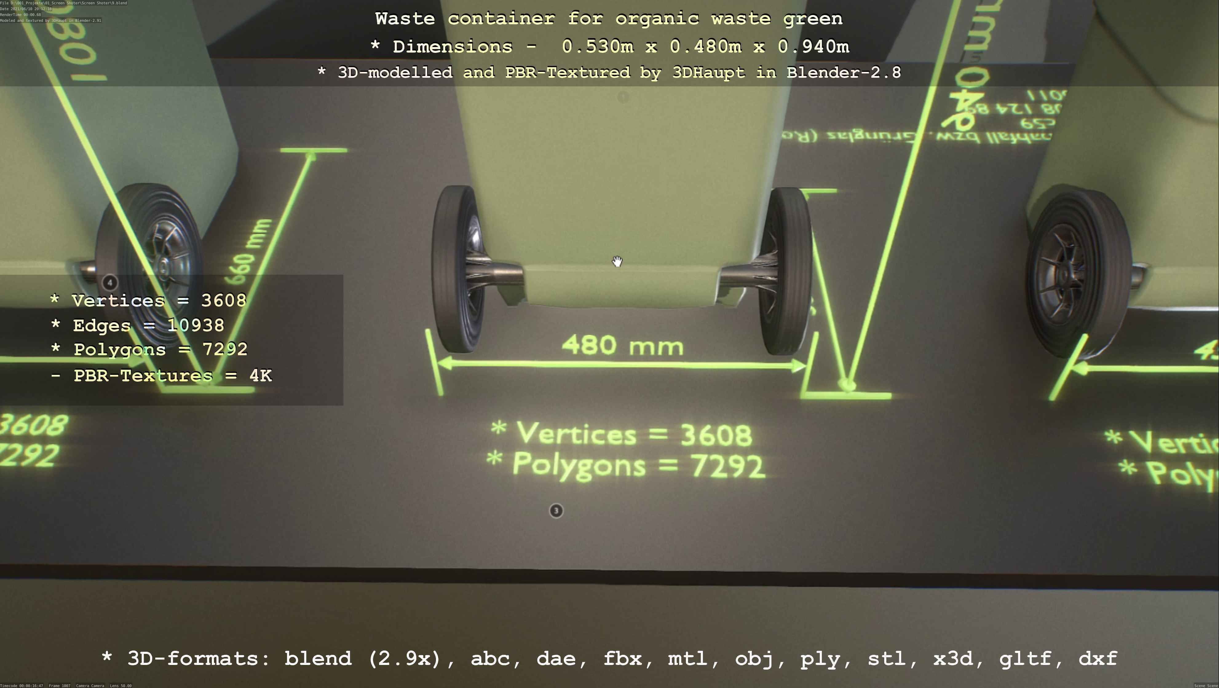 All Waste Containers Low-Poly and Game-Ready 3D Model Collection_50