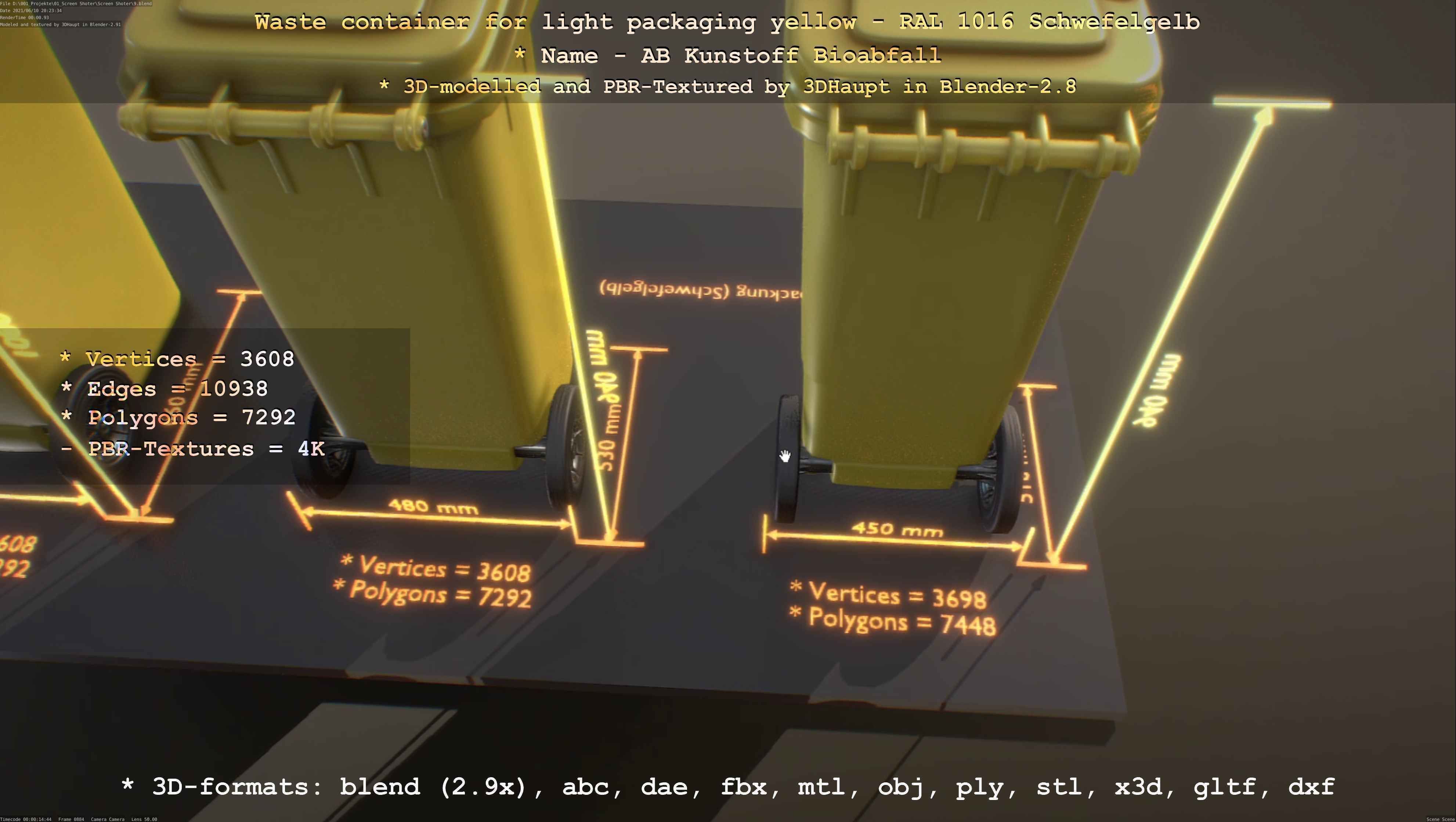 All Waste Containers Low-Poly and Game-Ready 3D Model Collection_21
