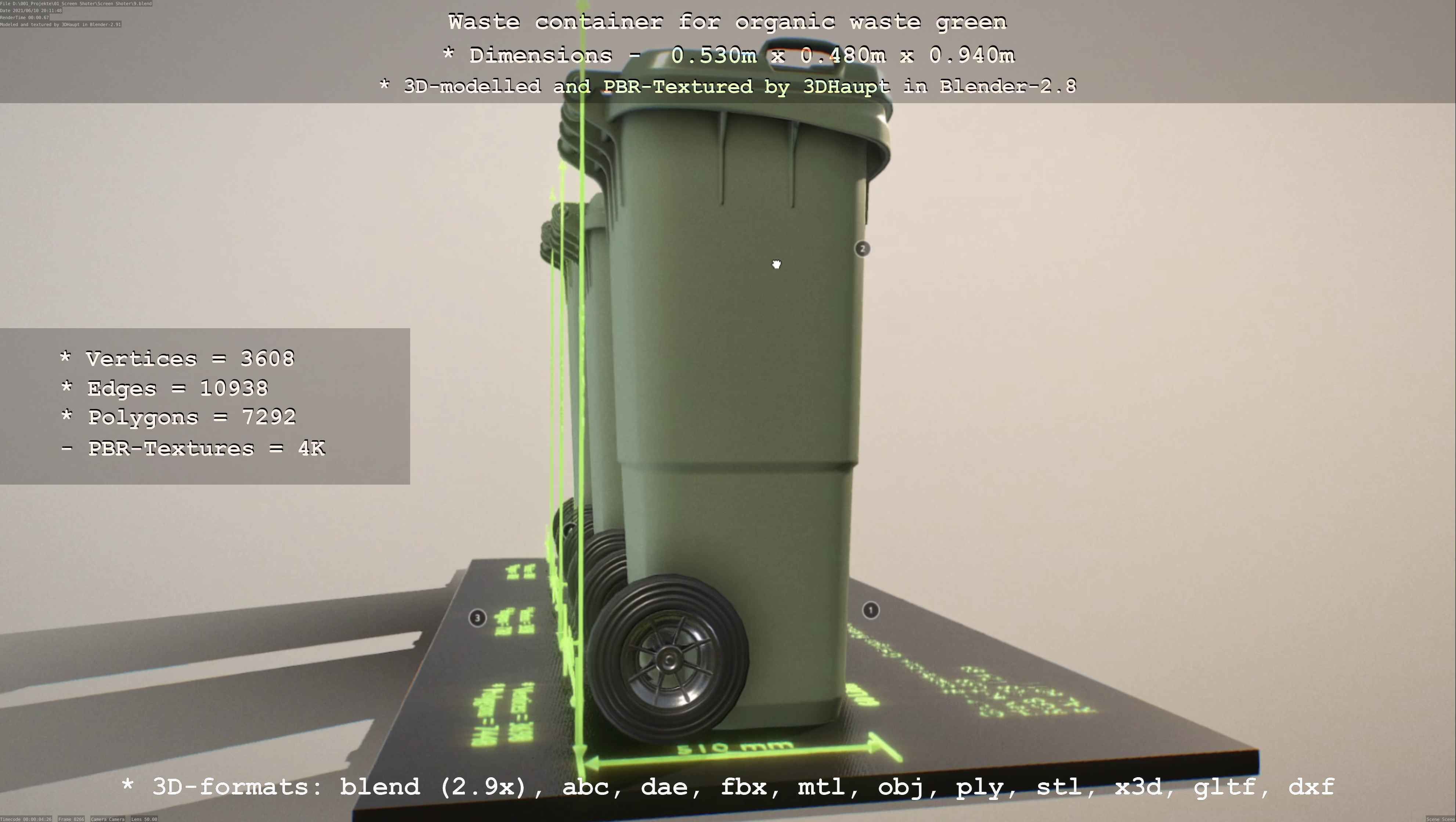 All Waste Containers Low-Poly and Game-Ready 3D Model Collection_51