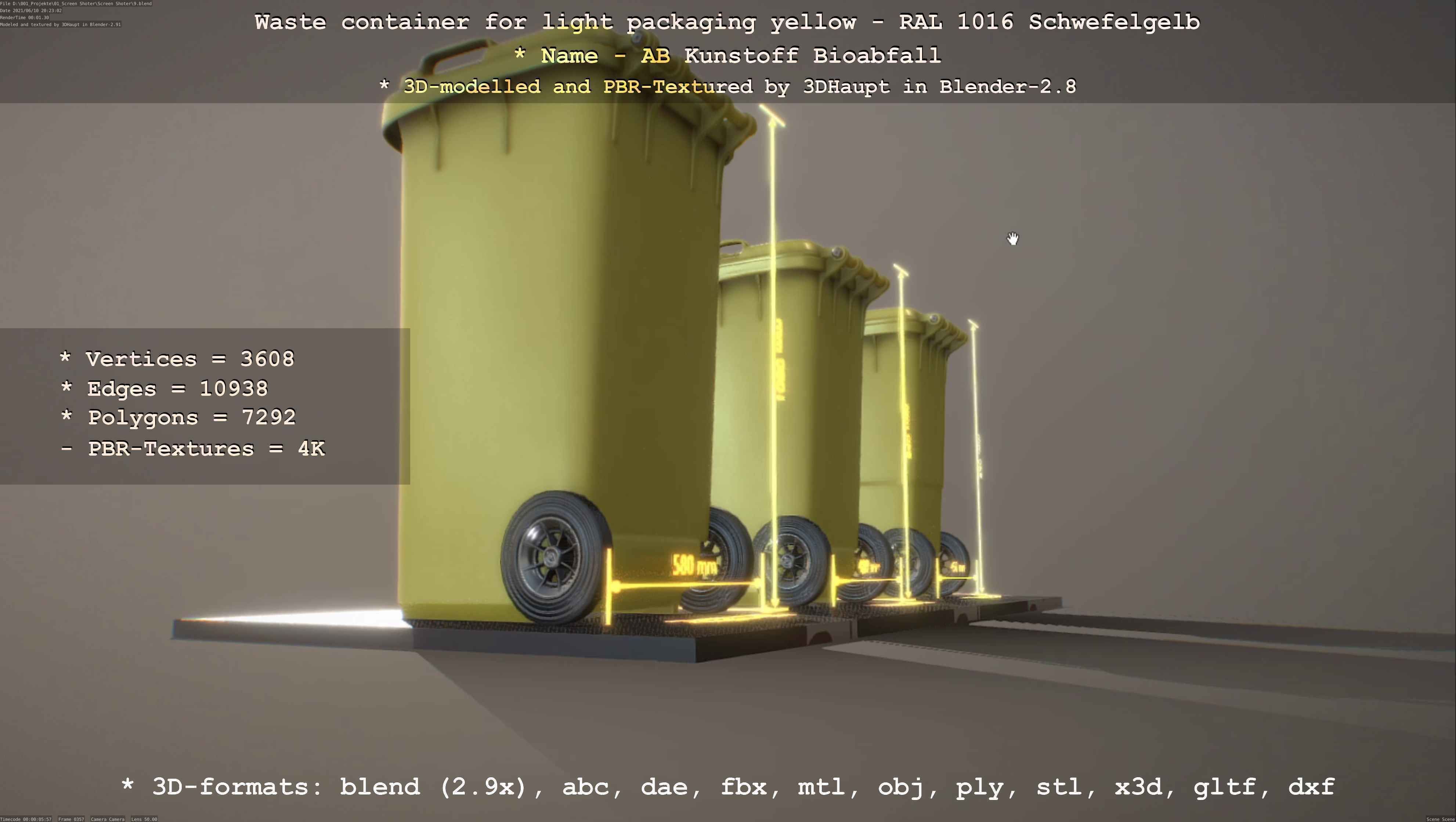 All Waste Containers Low-Poly and Game-Ready 3D Model Collection_28