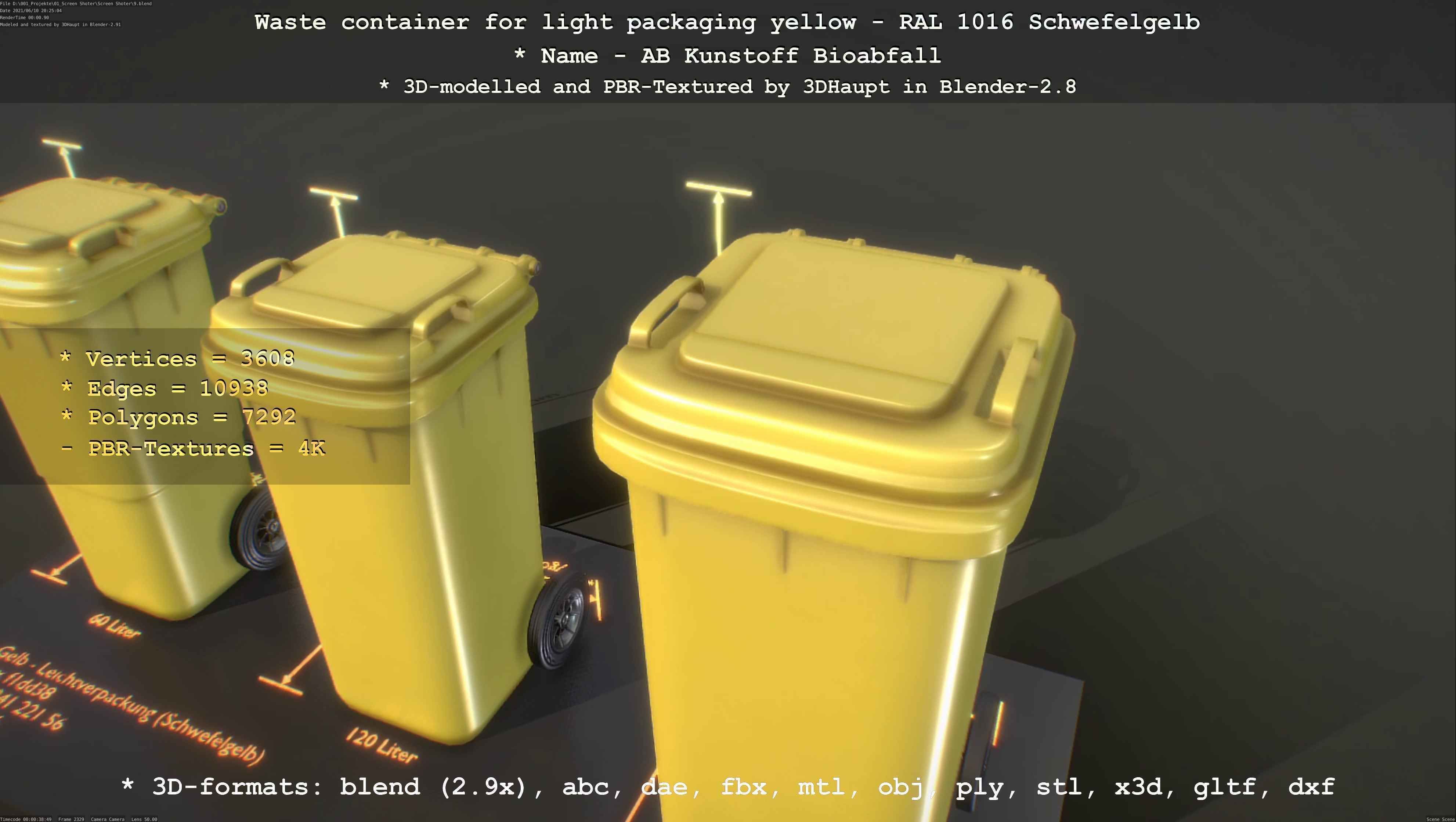 All Waste Containers Low-Poly and Game-Ready 3D Model Collection_30