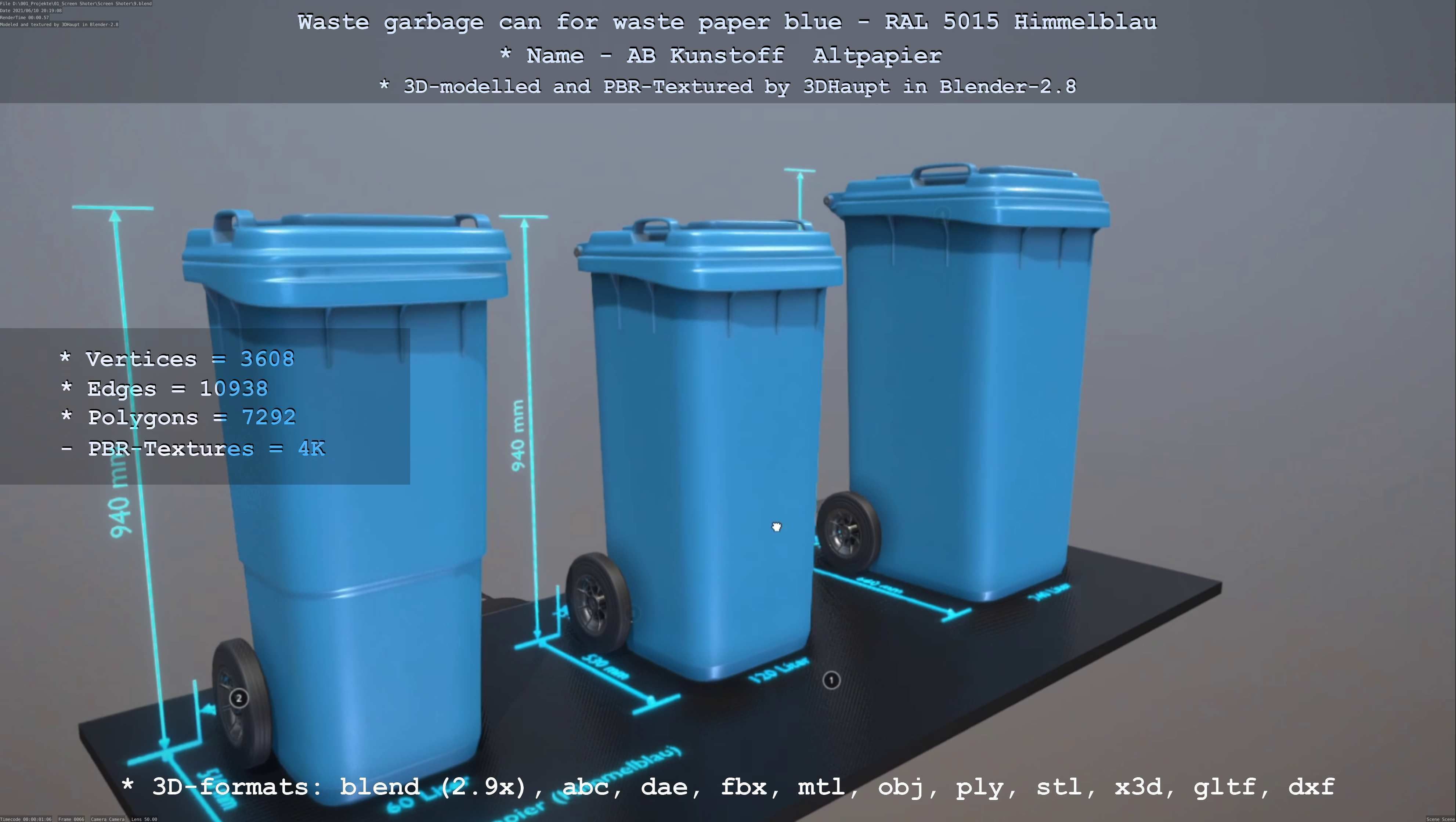 All Waste Containers Low-Poly and Game-Ready 3D Model Collection_69