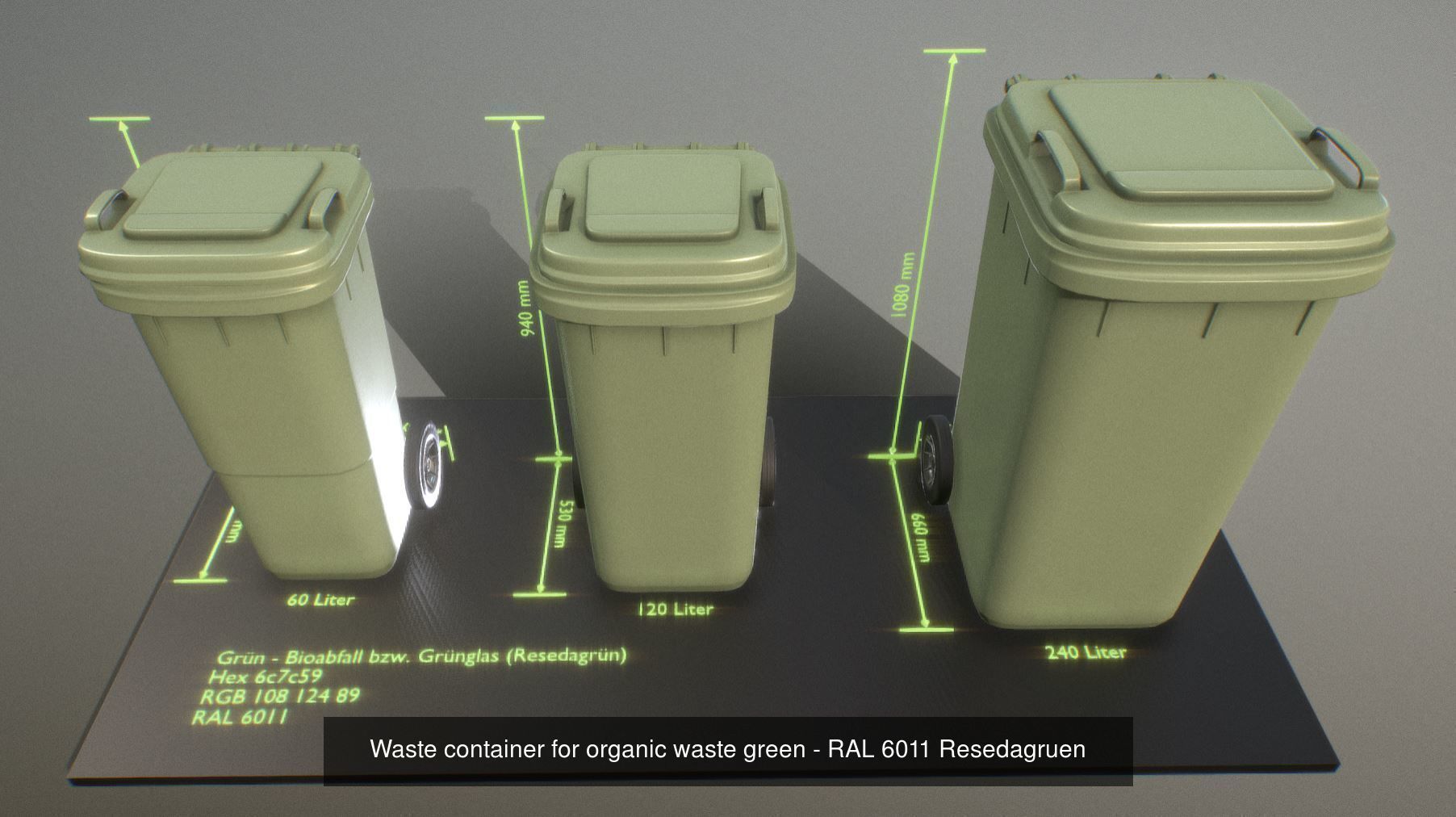 All Waste Containers Low-Poly and Game-Ready 3D Model Collection_9