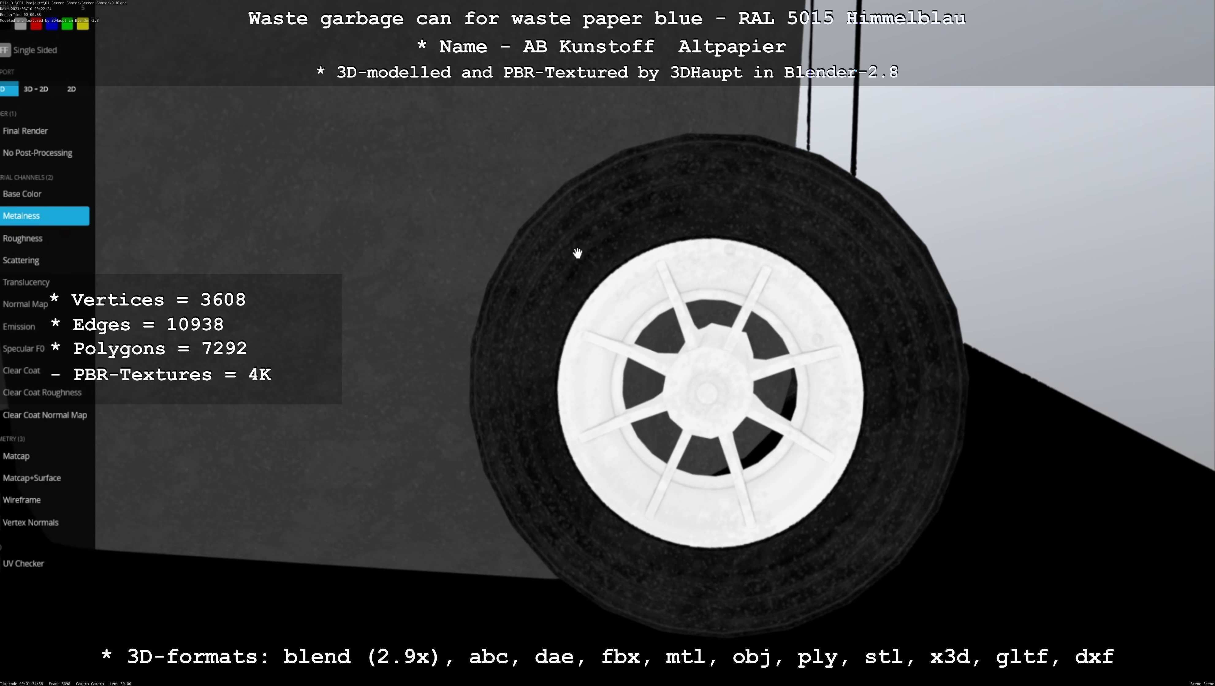 All Waste Containers Low-Poly and Game-Ready 3D Model Collection_71