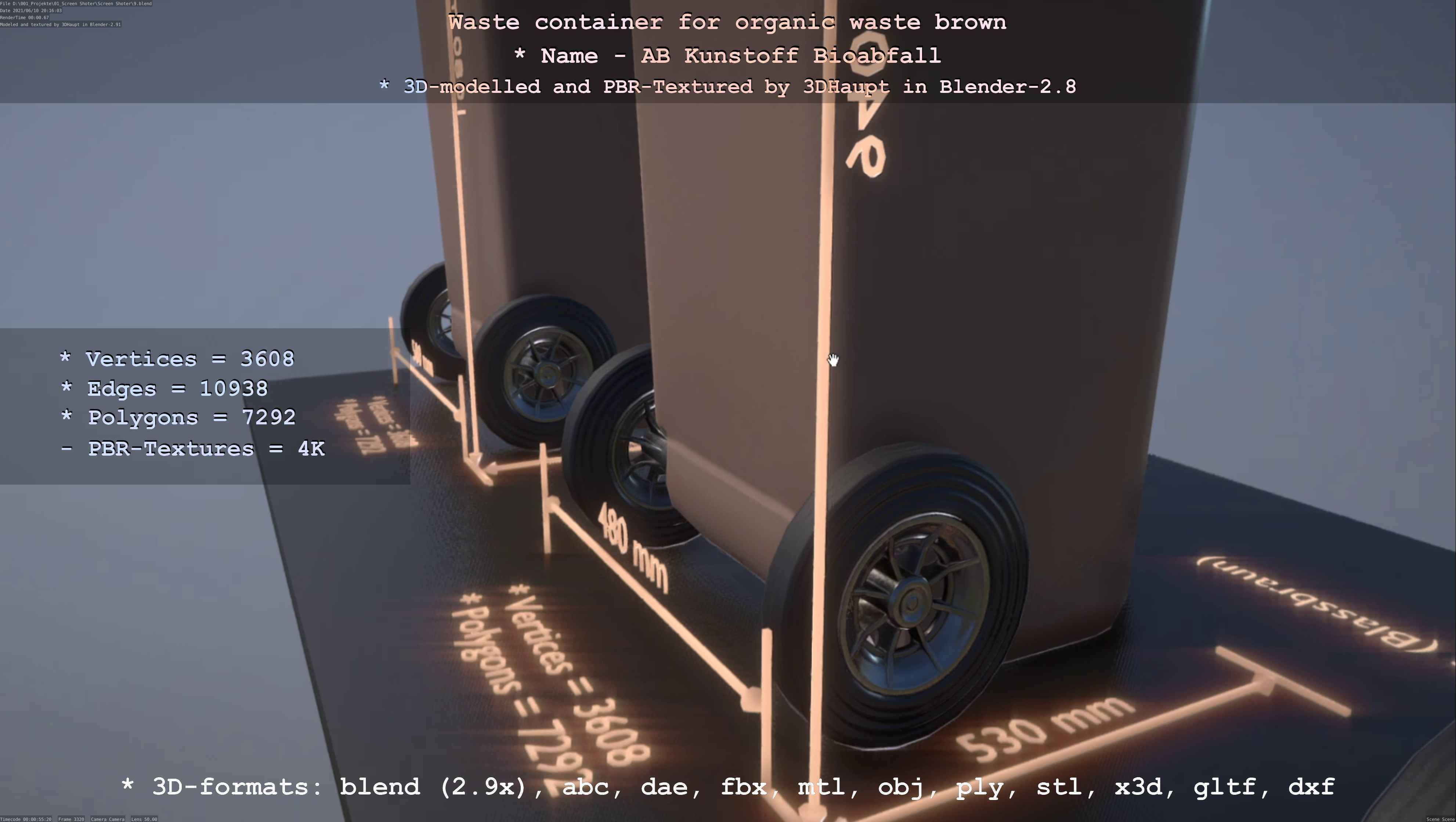 All Waste Containers Low-Poly and Game-Ready 3D Model Collection_32
