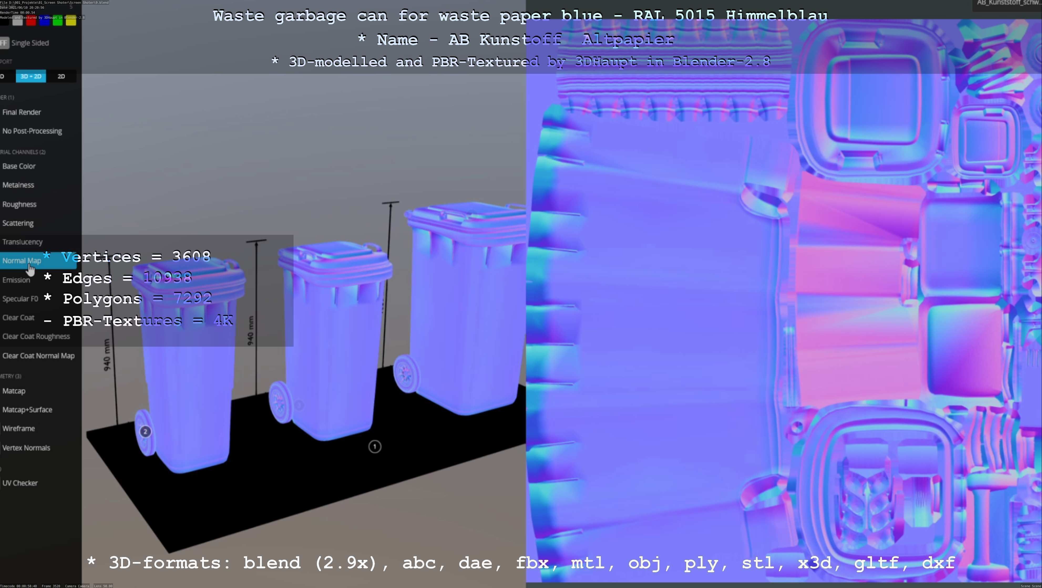 All Waste Containers Low-Poly and Game-Ready 3D Model Collection_95