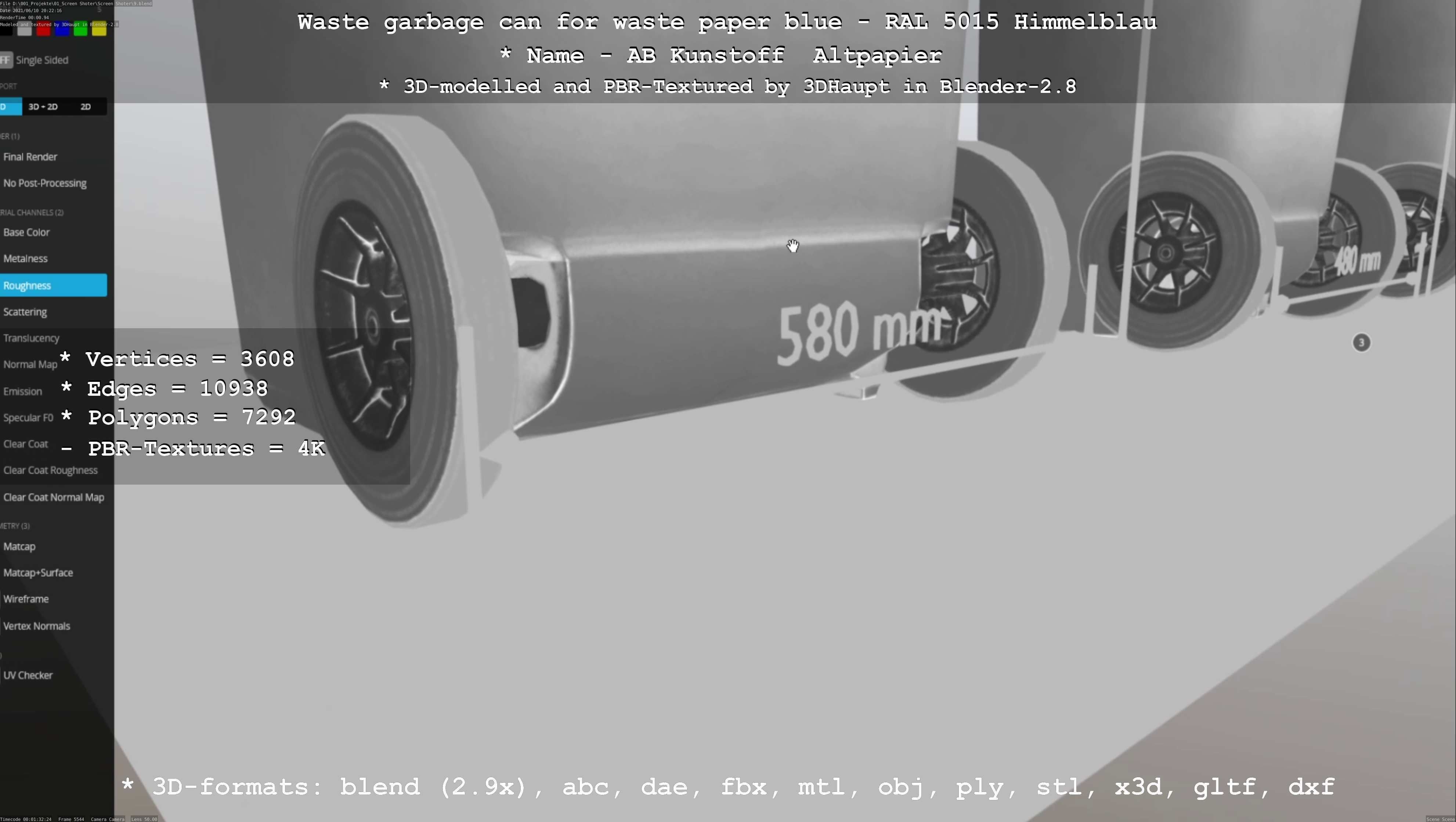 All Waste Containers Low-Poly and Game-Ready 3D Model Collection_80