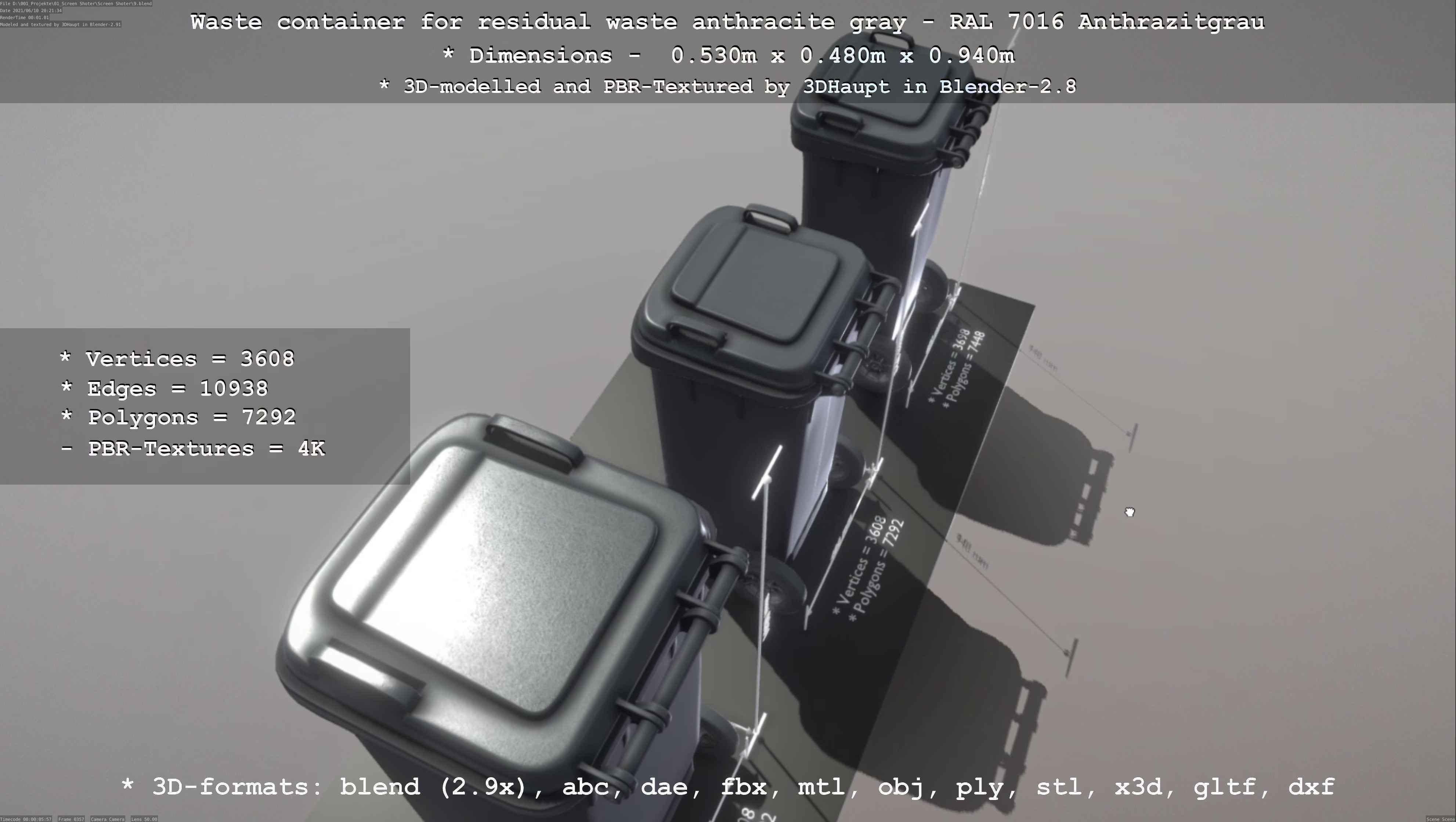 All Waste Containers Low-Poly and Game-Ready 3D Model Collection_12