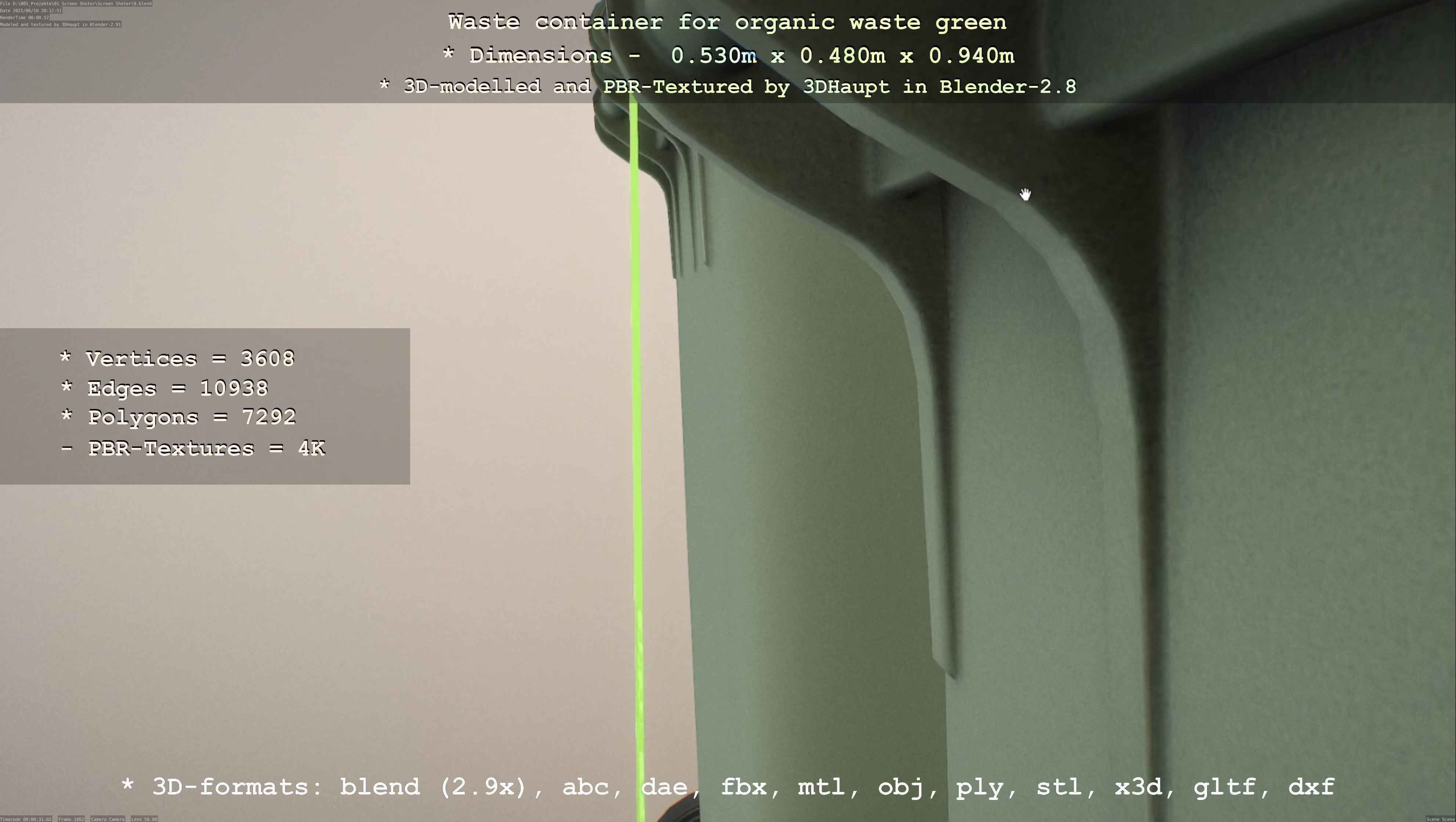 All Waste Containers Low-Poly and Game-Ready 3D Model Collection_40