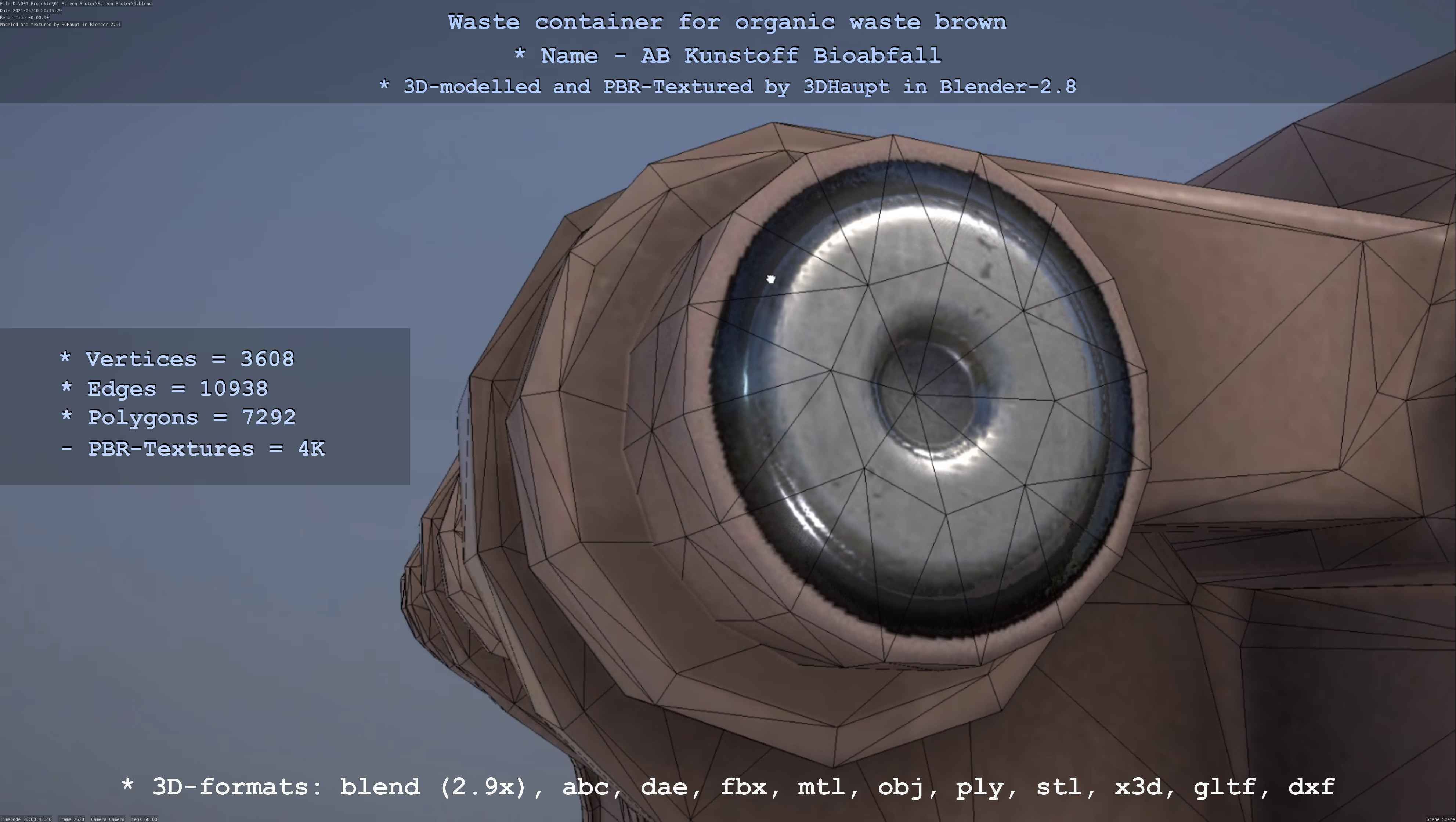 All Waste Containers Low-Poly and Game-Ready 3D Model Collection_39