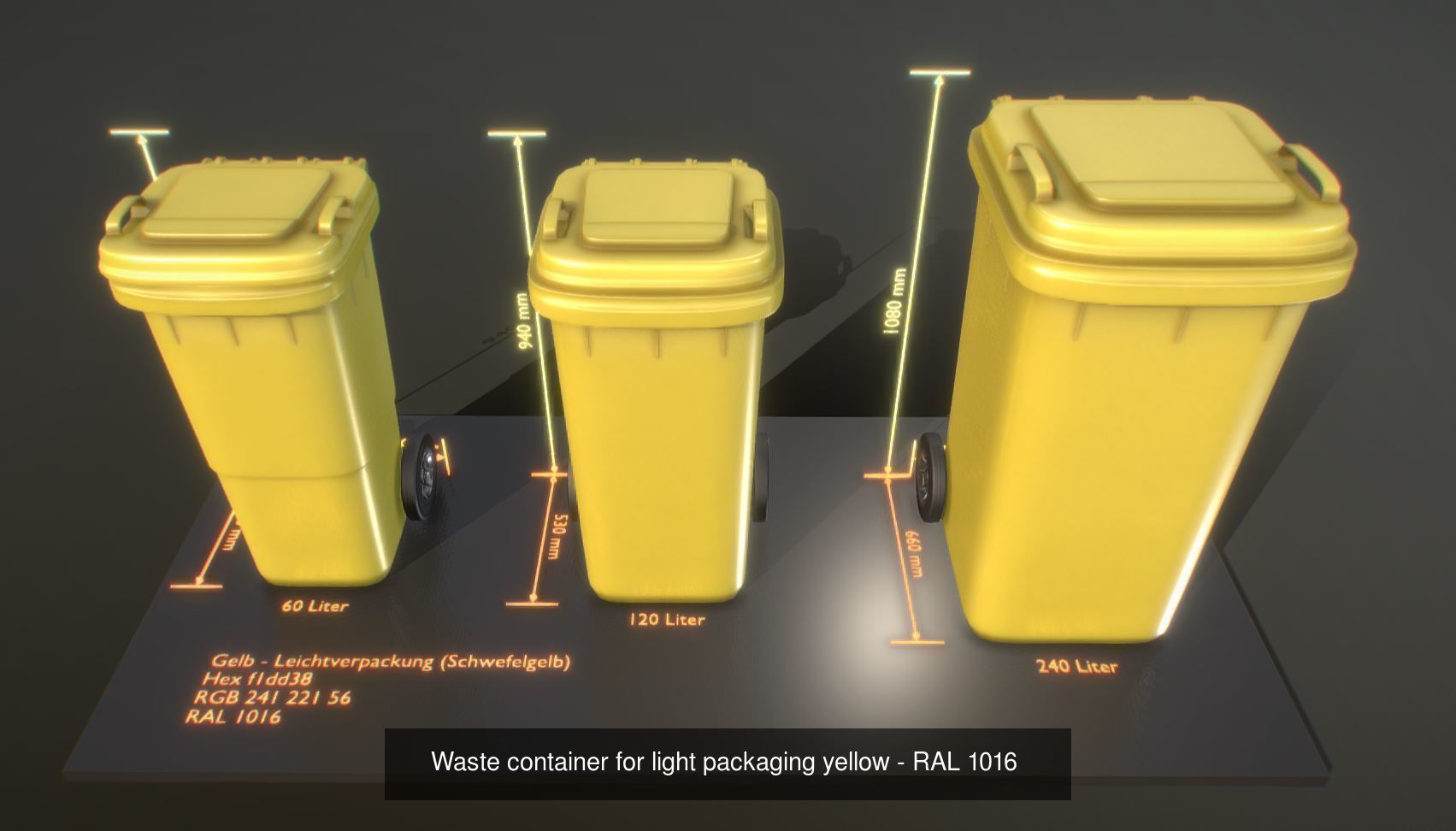 All Waste Containers Low-Poly and Game-Ready 3D Model Collection_8