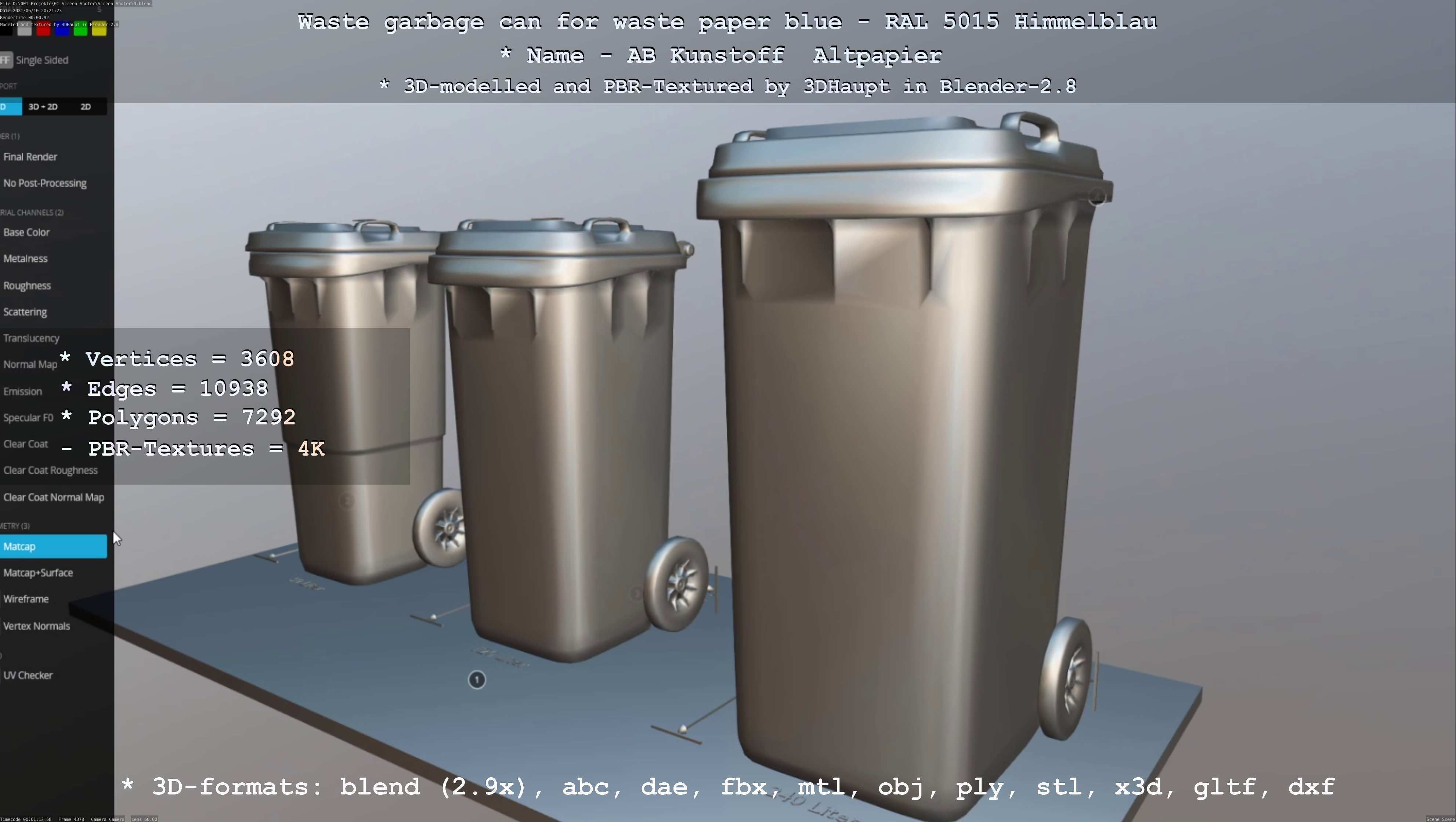 All Waste Containers Low-Poly and Game-Ready 3D Model Collection_81
