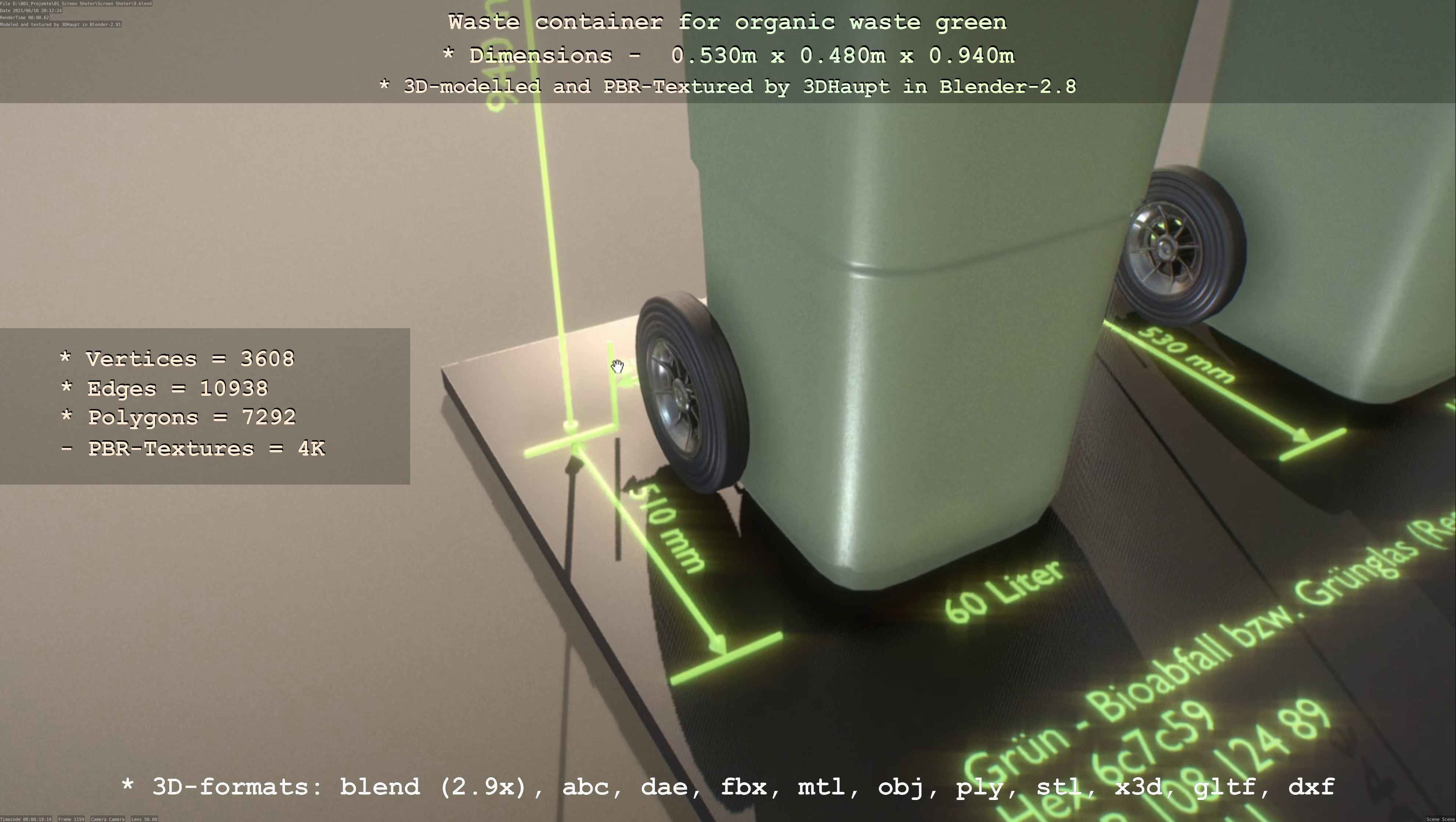 All Waste Containers Low-Poly and Game-Ready 3D Model Collection_42