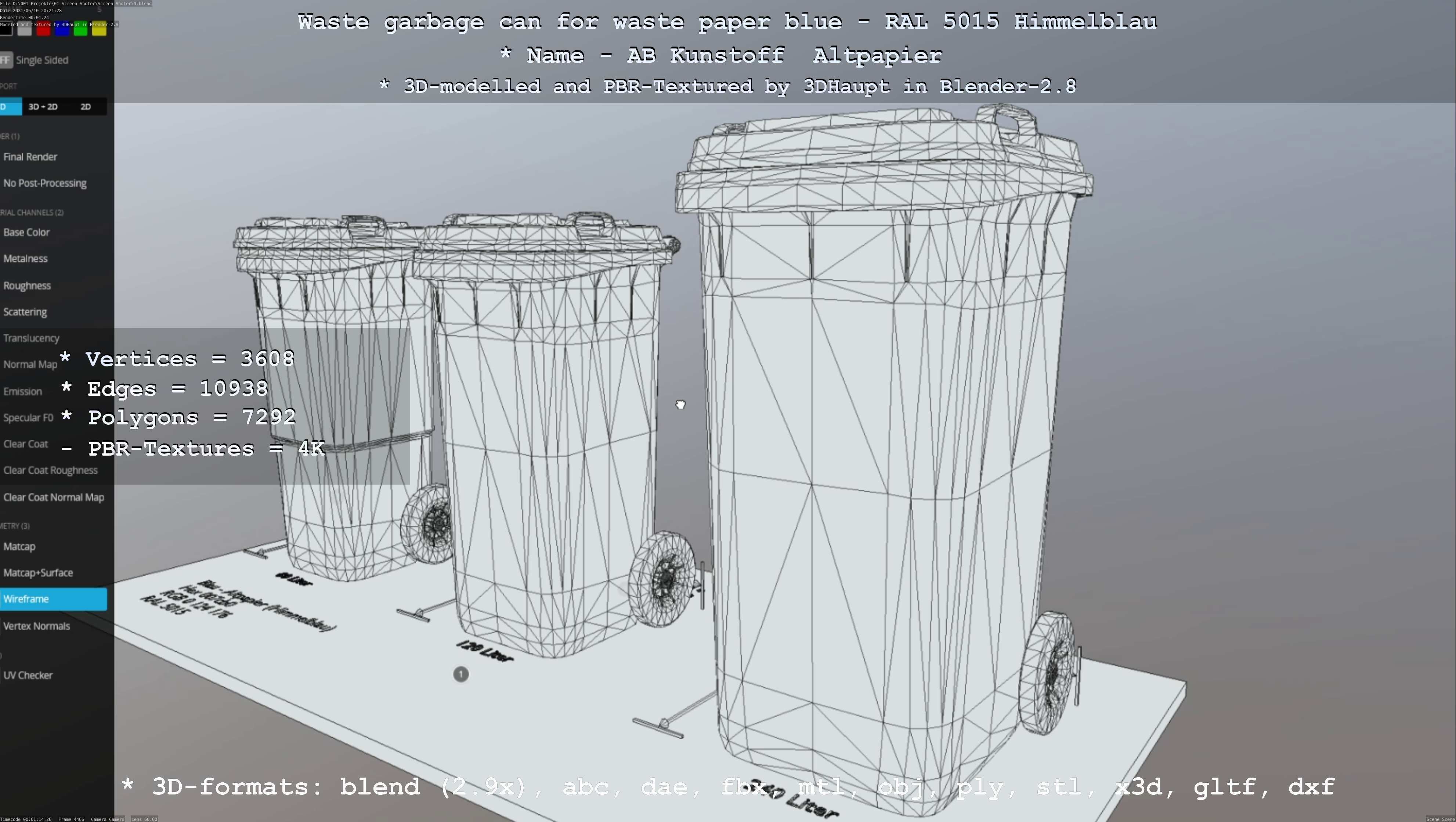 All Waste Containers Low-Poly and Game-Ready 3D Model Collection_87