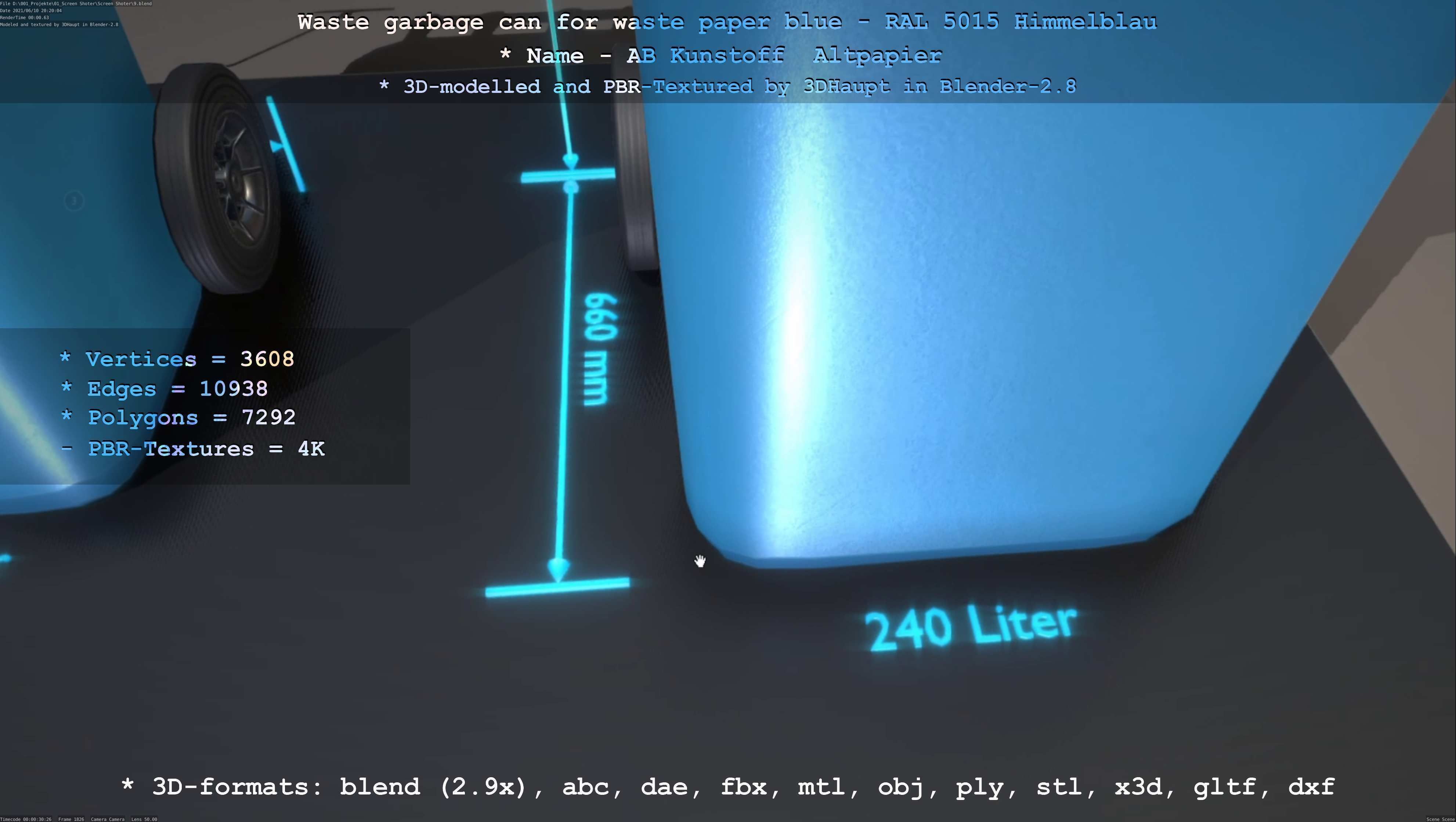 All Waste Containers Low-Poly and Game-Ready 3D Model Collection_63