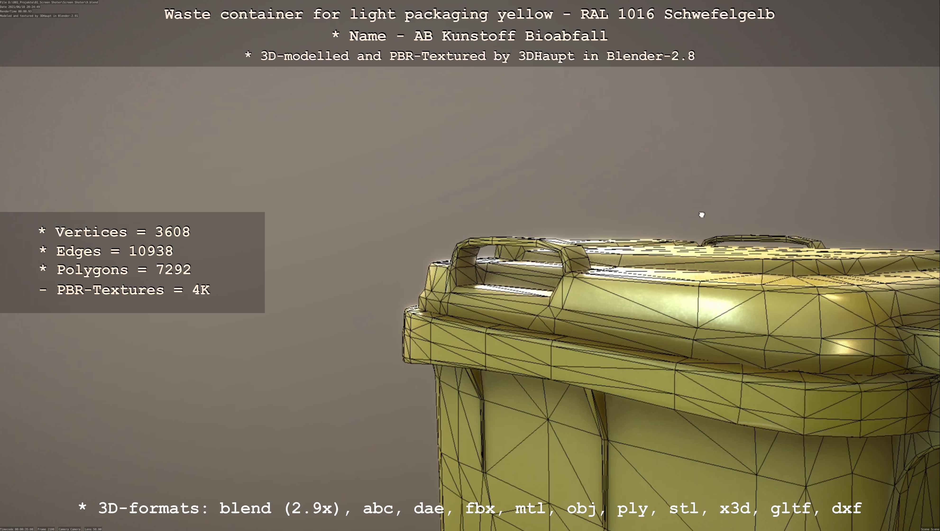 All Waste Containers Low-Poly and Game-Ready 3D Model Collection_23