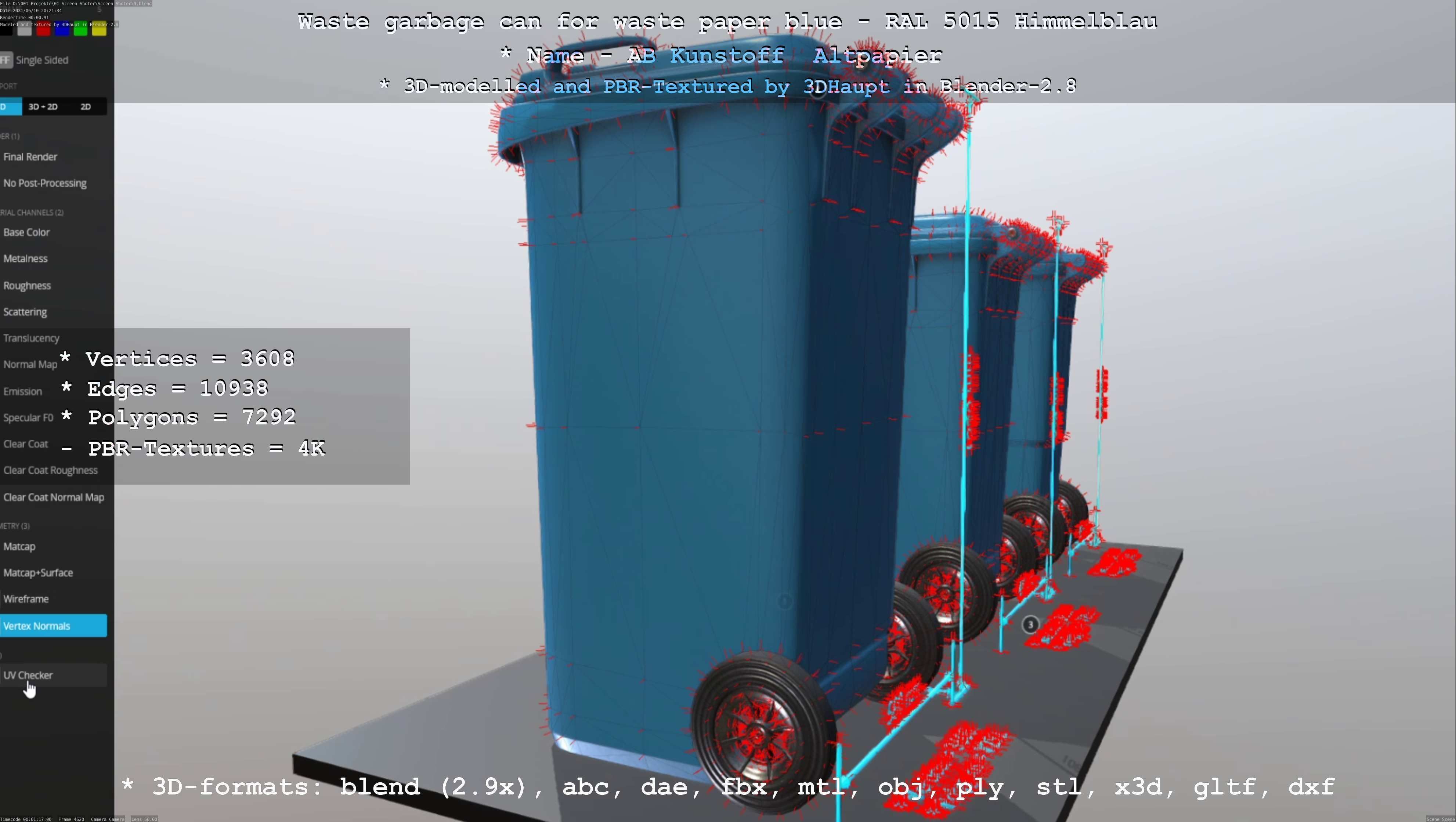 All Waste Containers Low-Poly and Game-Ready 3D Model Collection_76