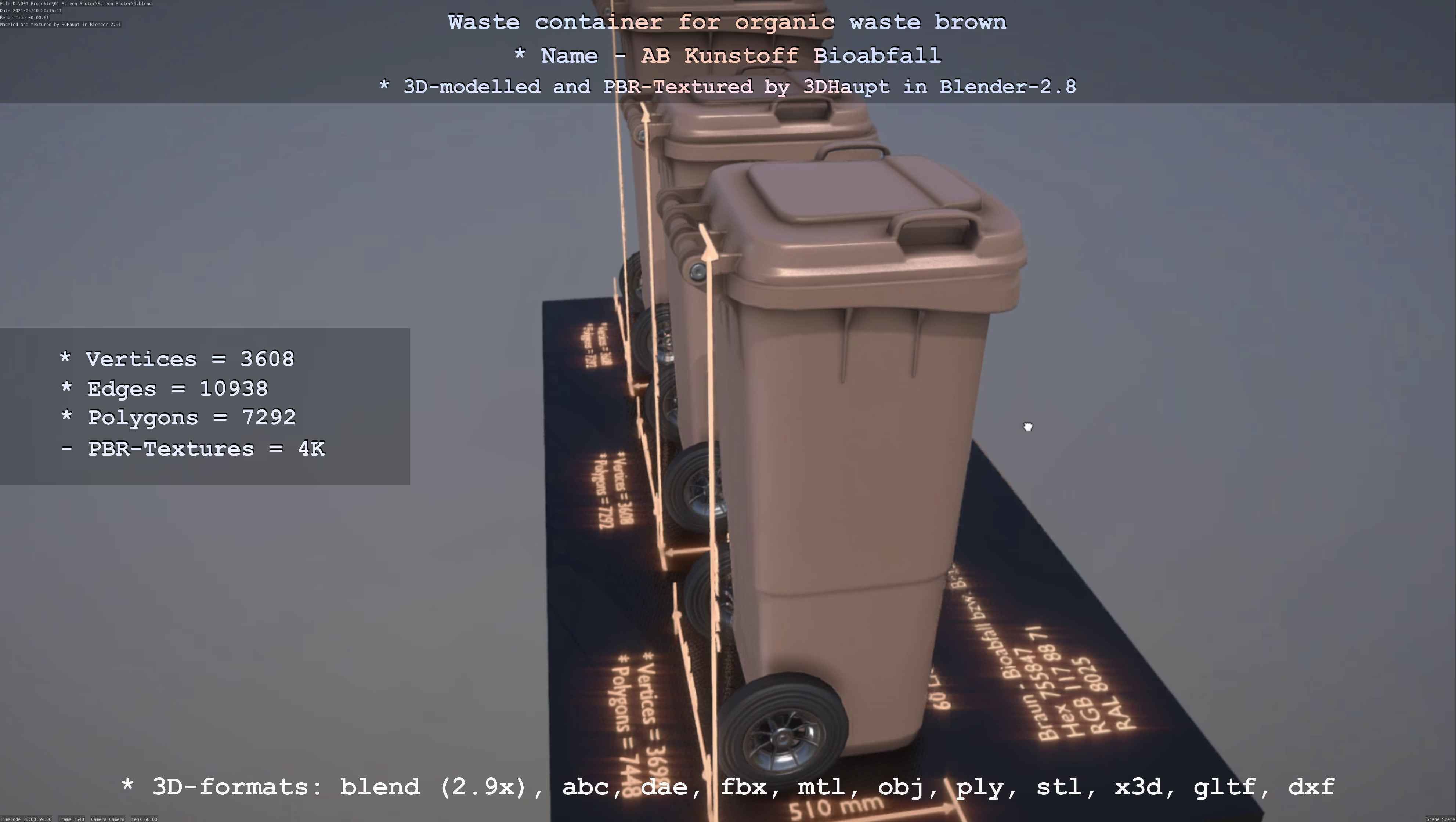 All Waste Containers Low-Poly and Game-Ready 3D Model Collection_33