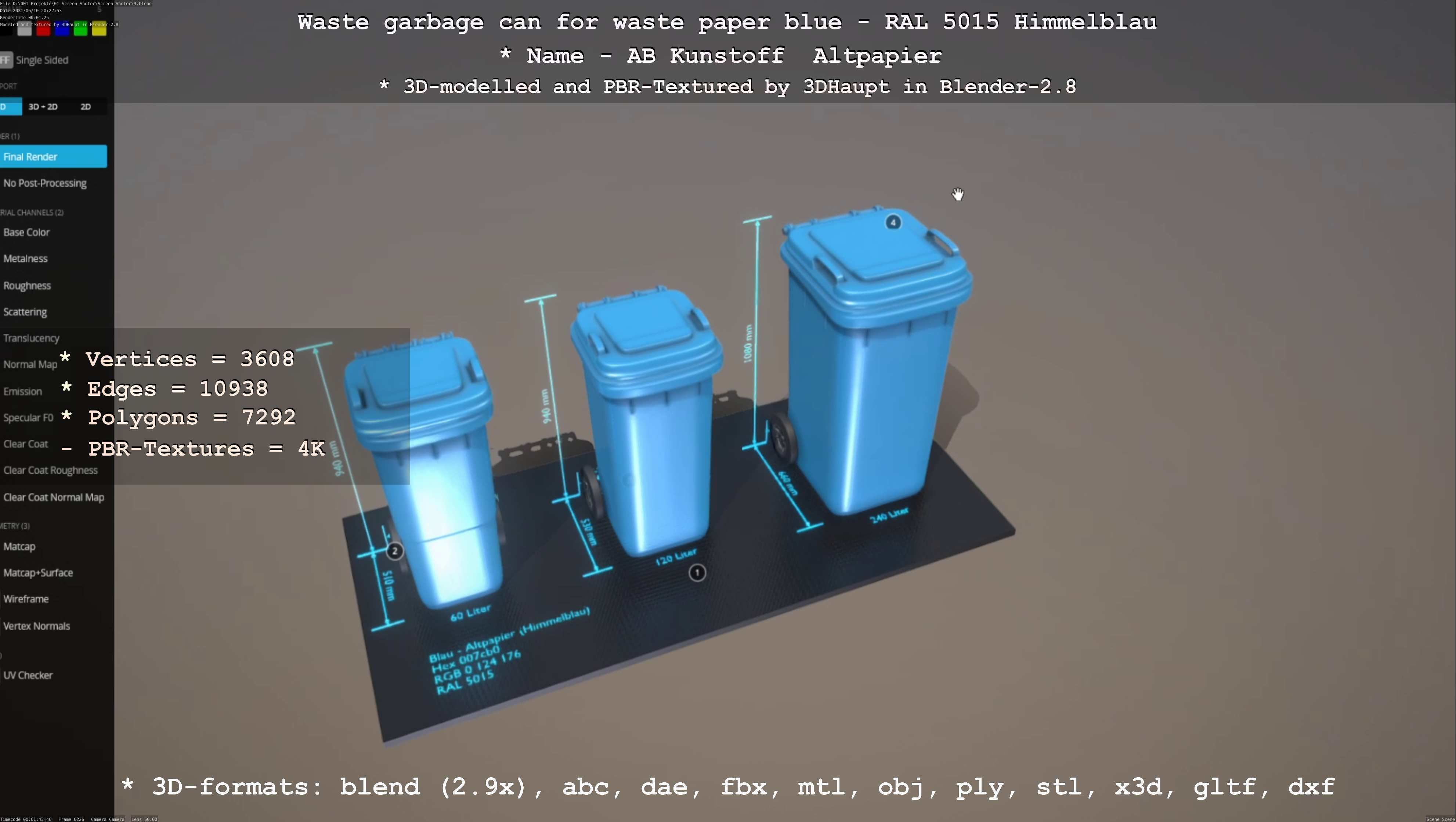 All Waste Containers Low-Poly and Game-Ready 3D Model Collection_86