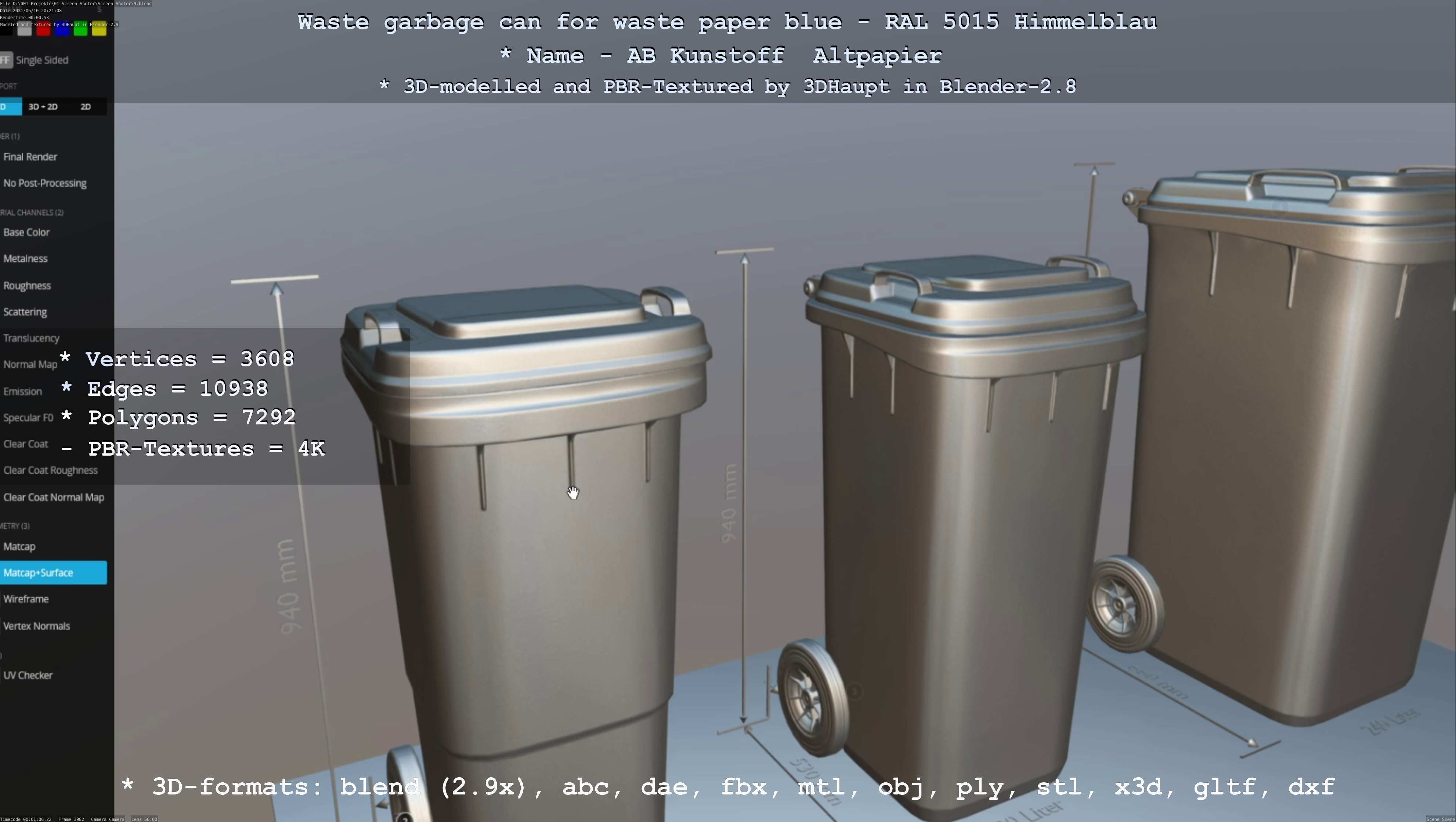All Waste Containers Low-Poly and Game-Ready 3D Model Collection_93