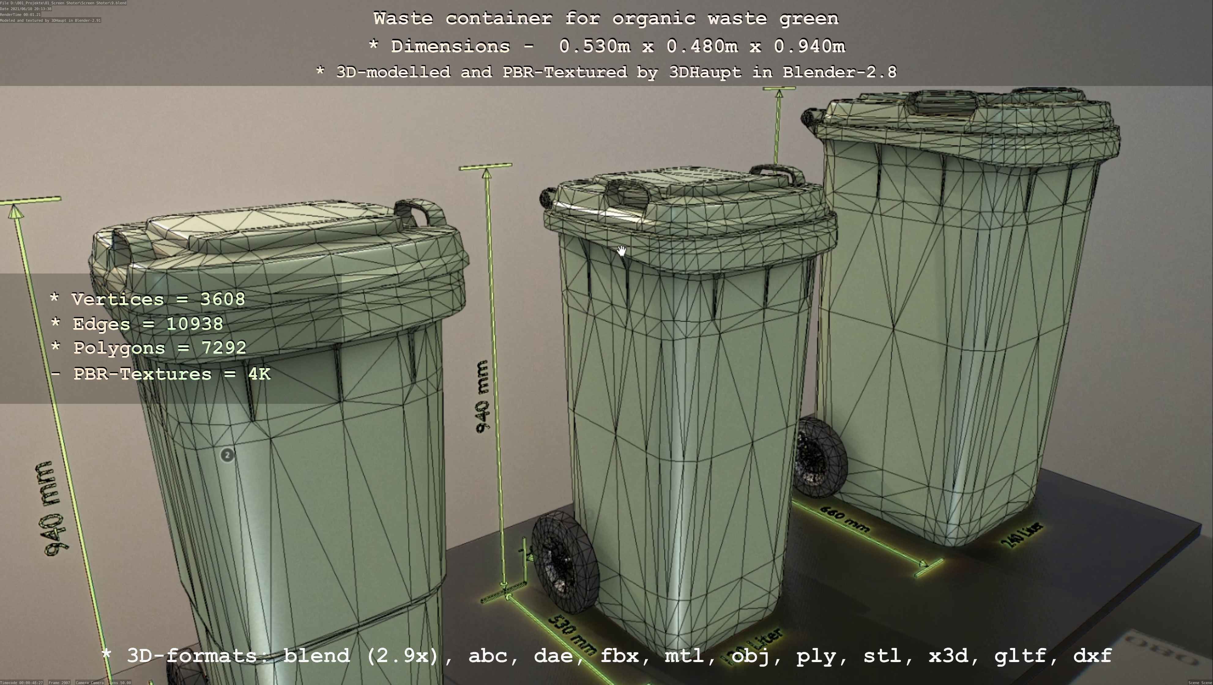 All Waste Containers Low-Poly and Game-Ready 3D Model Collection_47