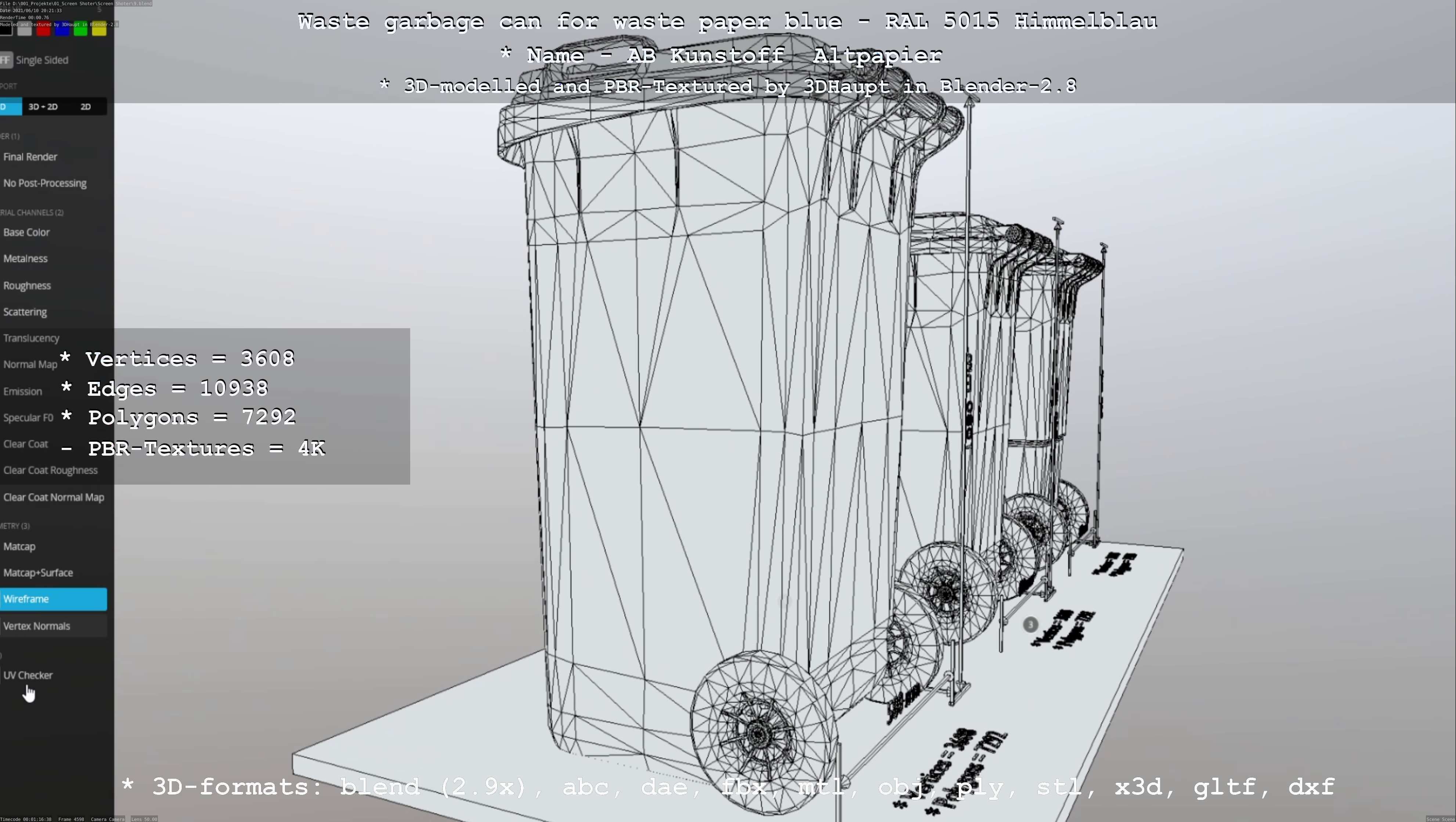 All Waste Containers Low-Poly and Game-Ready 3D Model Collection_82