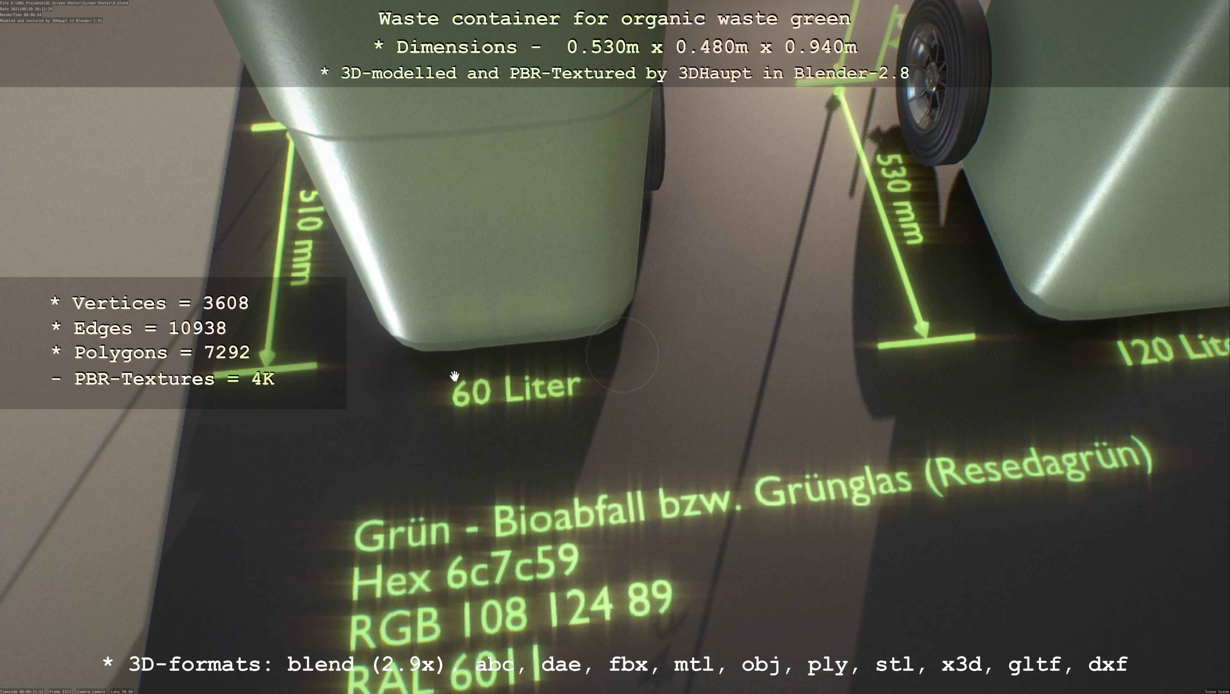 All Waste Containers Low-Poly and Game-Ready 3D Model Collection_48