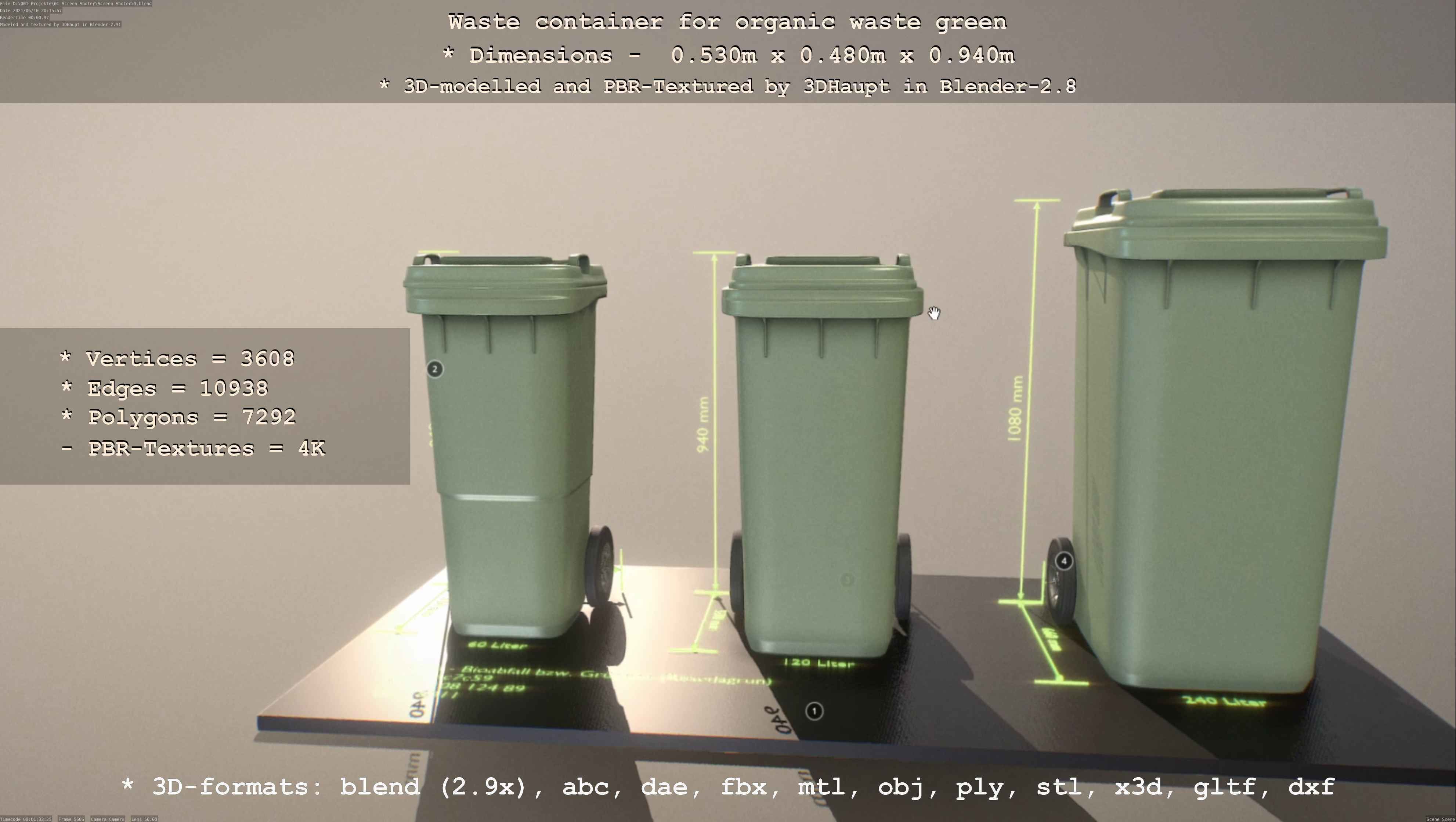 All Waste Containers Low-Poly and Game-Ready 3D Model Collection_54