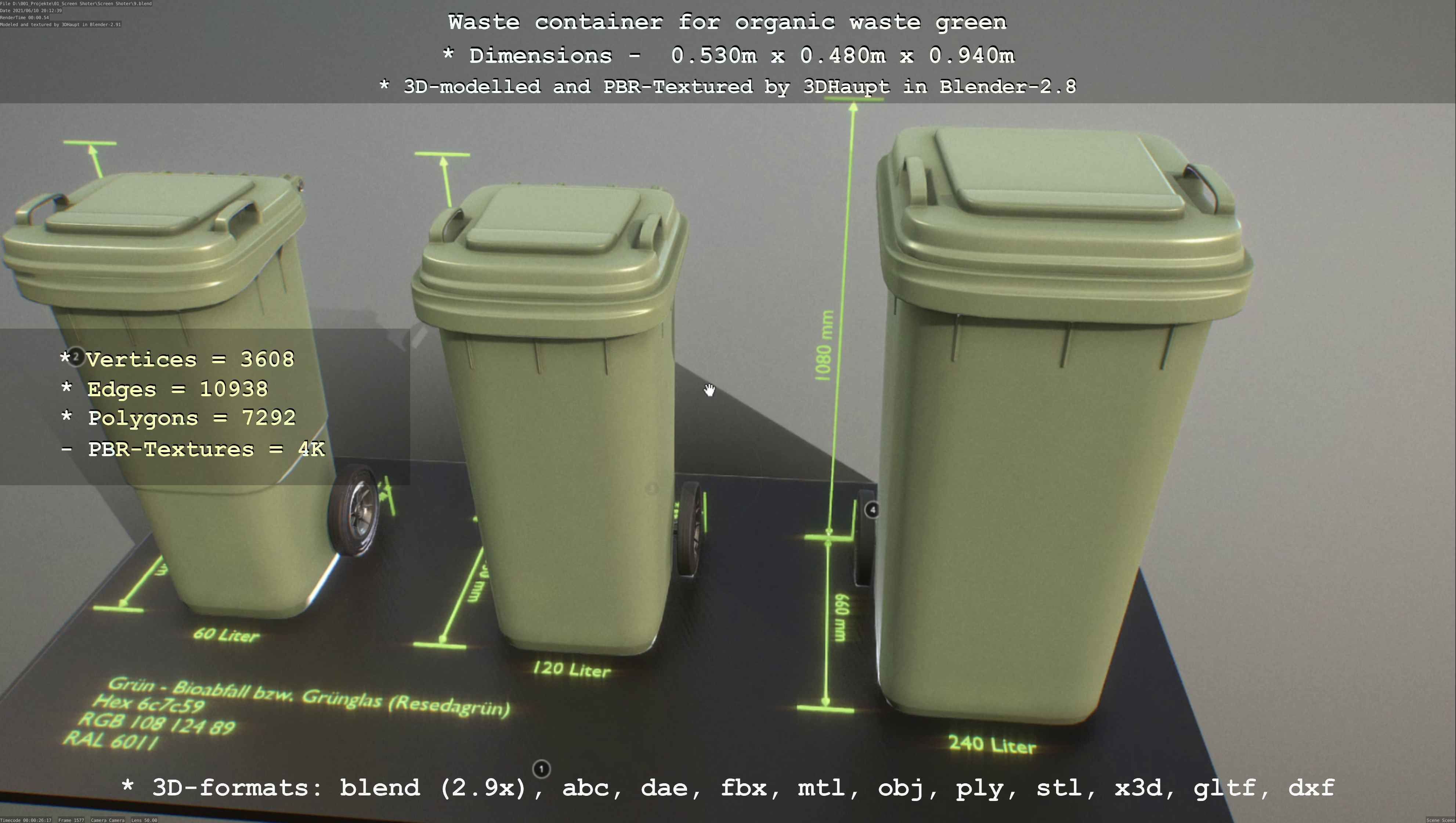 All Waste Containers Low-Poly and Game-Ready 3D Model Collection_49