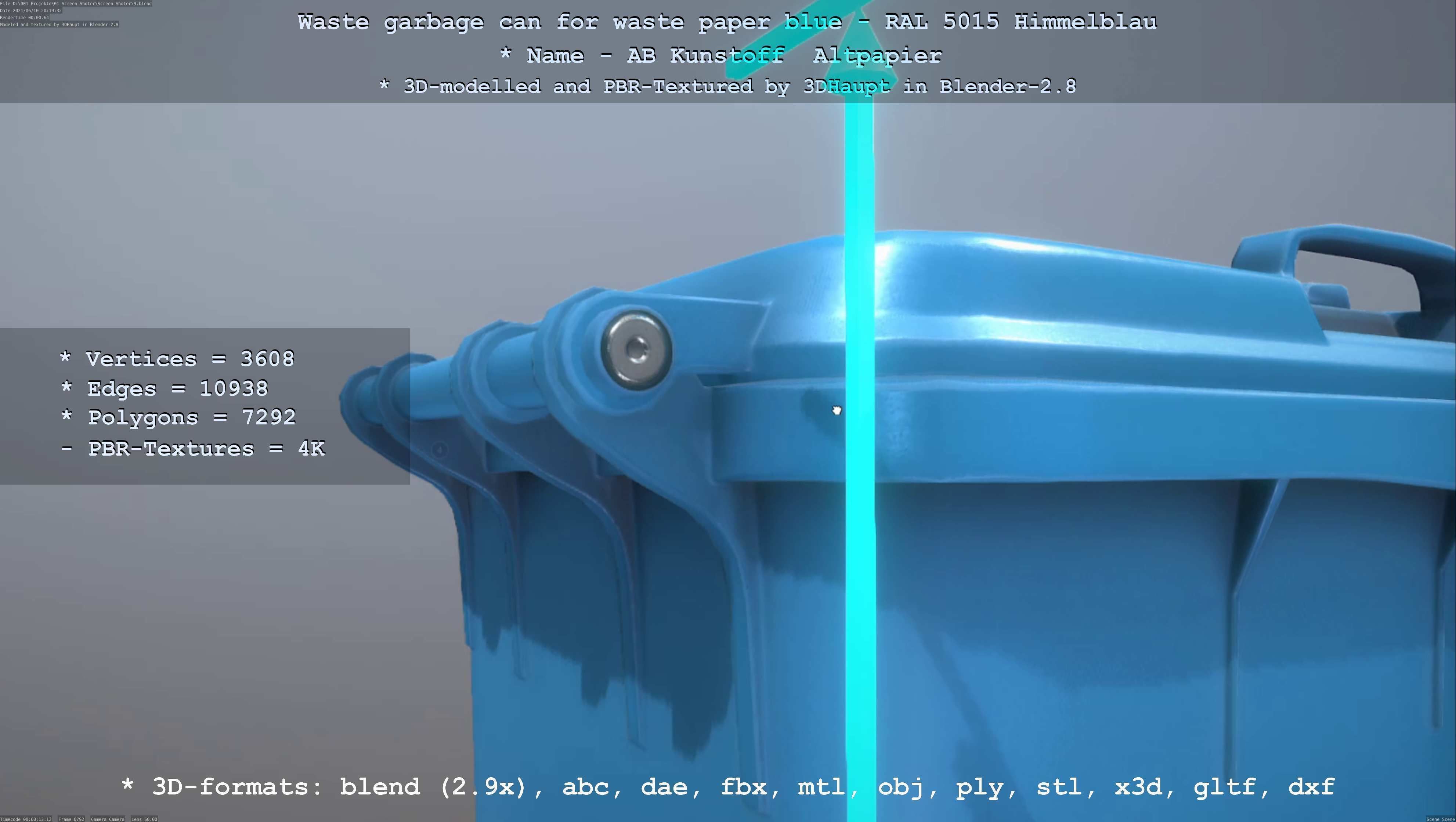 All Waste Containers Low-Poly and Game-Ready 3D Model Collection_58