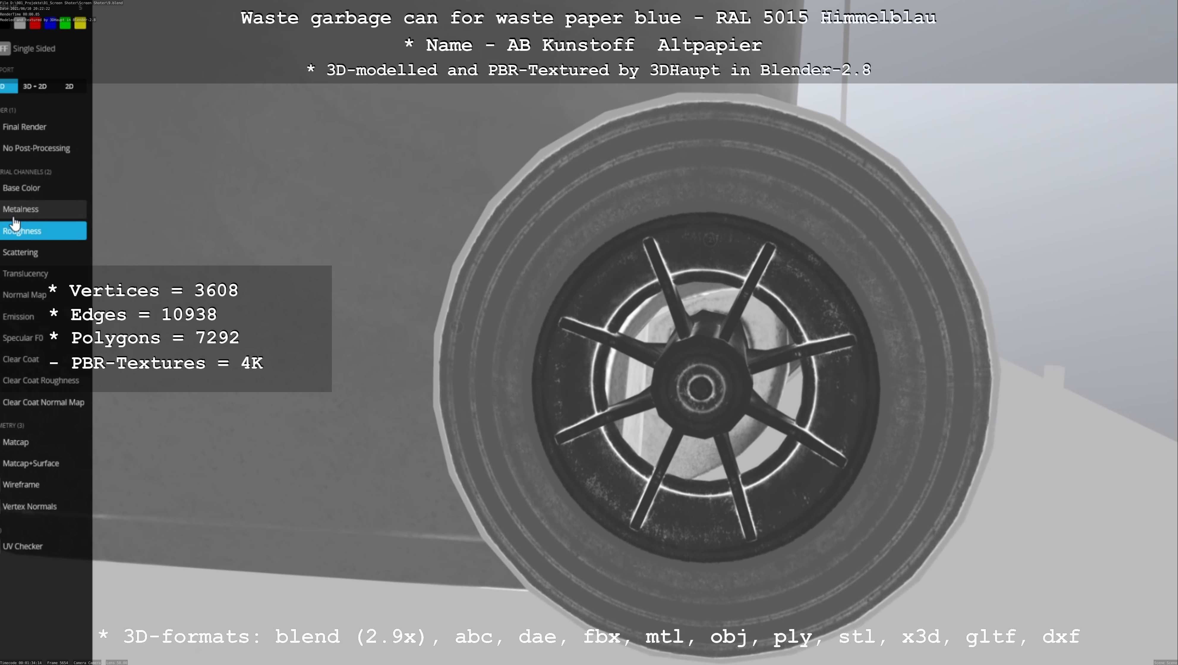 All Waste Containers Low-Poly and Game-Ready 3D Model Collection_94