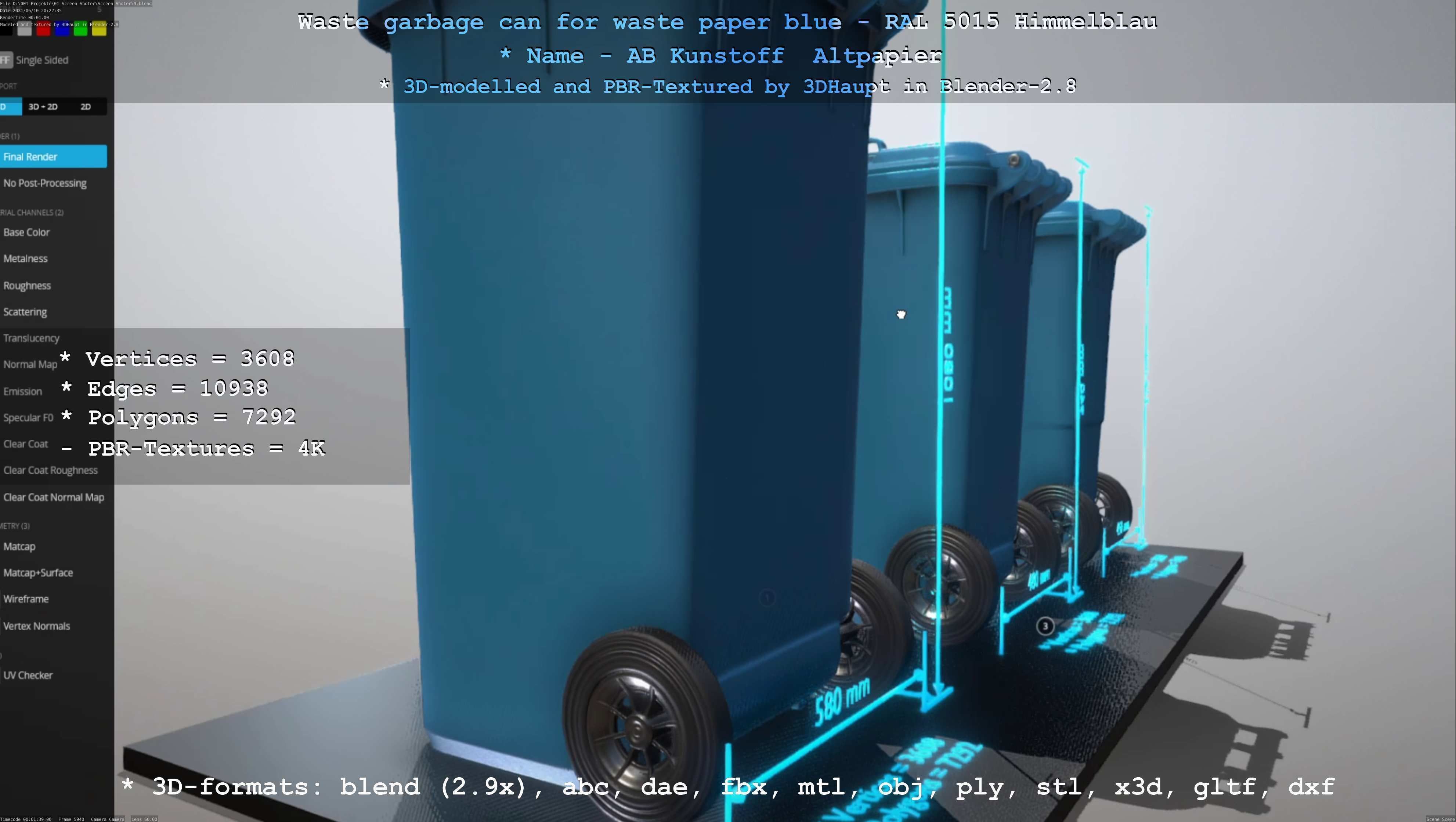 All Waste Containers Low-Poly and Game-Ready 3D Model Collection_92