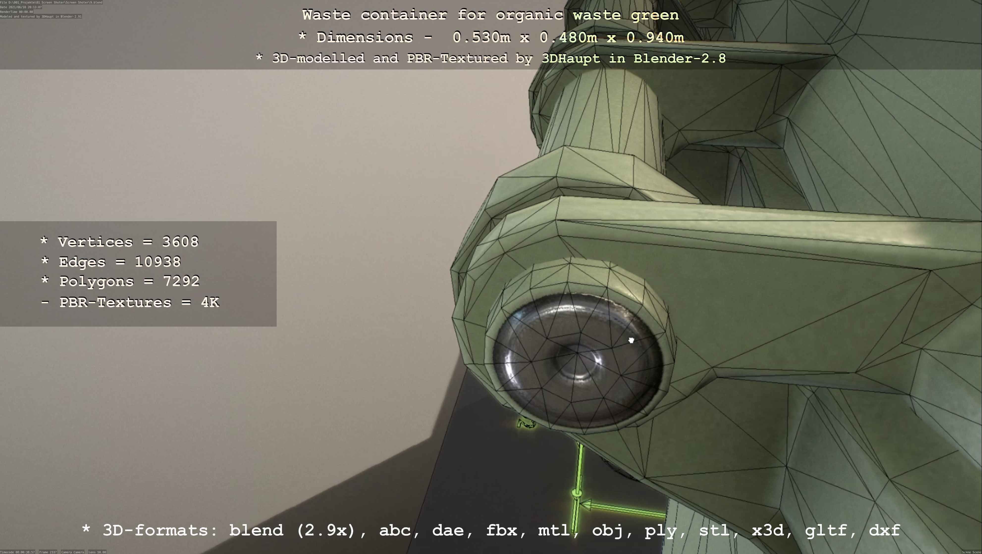 All Waste Containers Low-Poly and Game-Ready 3D Model Collection_55