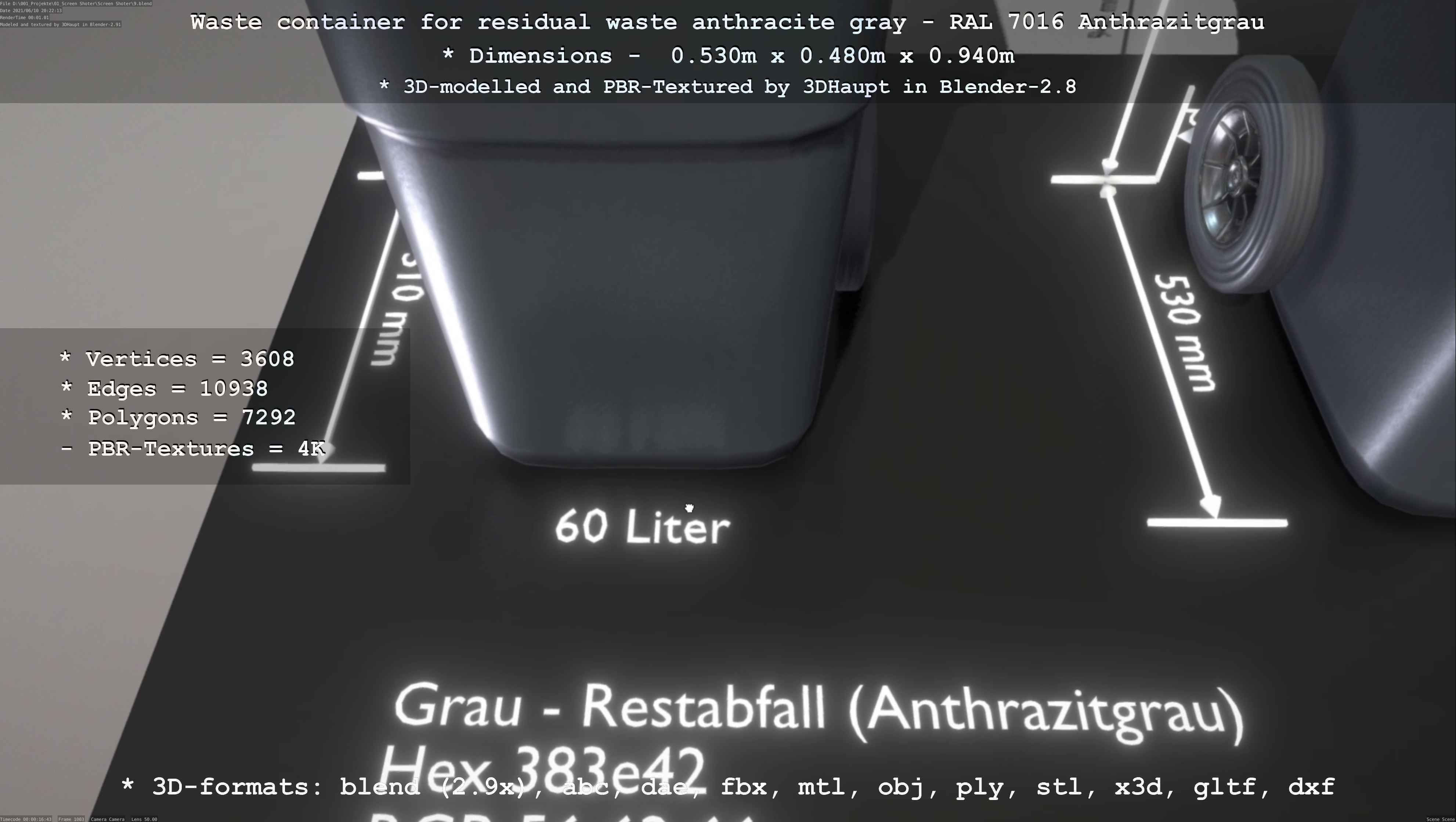 All Waste Containers Low-Poly and Game-Ready 3D Model Collection_15