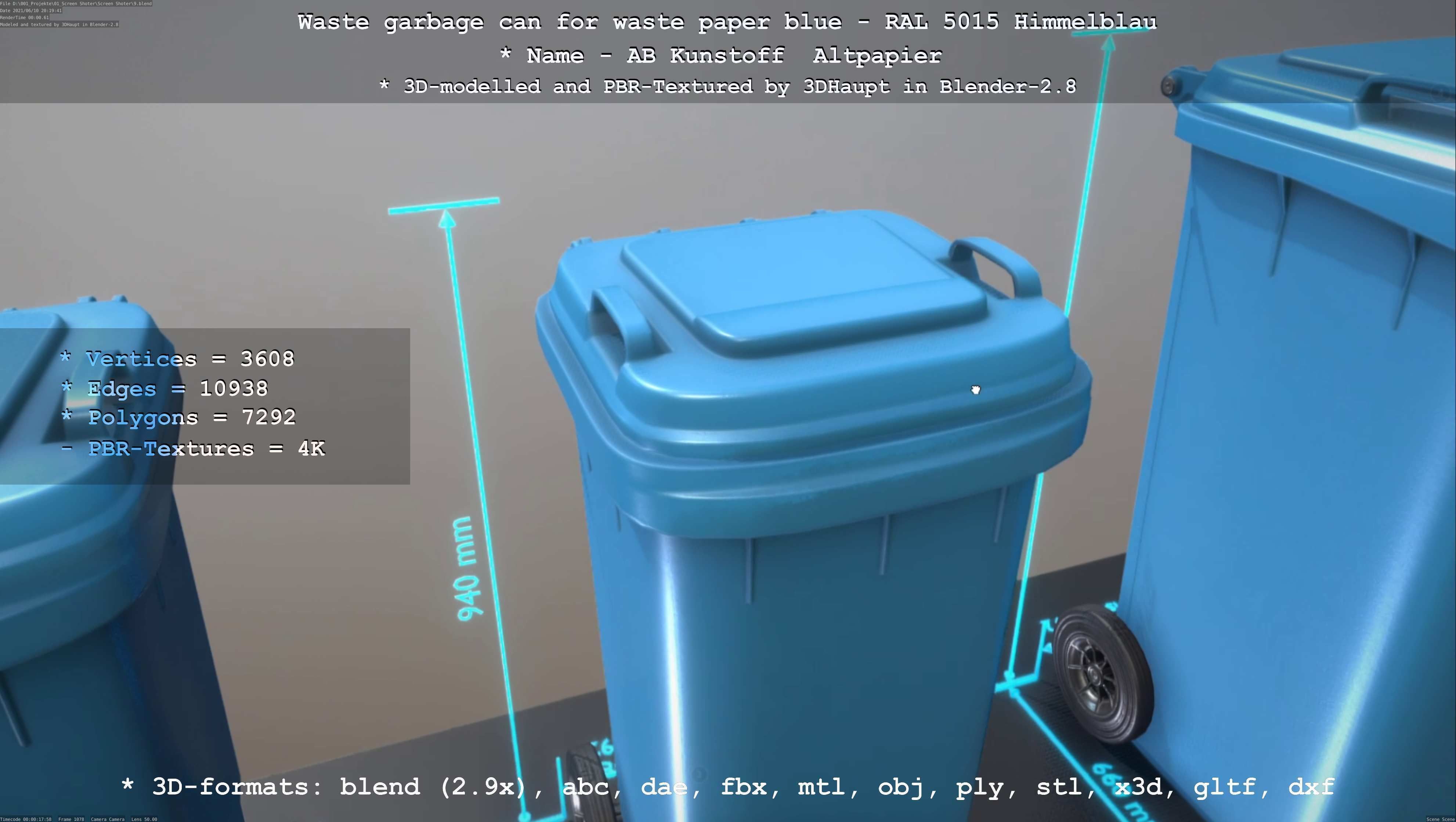 All Waste Containers Low-Poly and Game-Ready 3D Model Collection_65